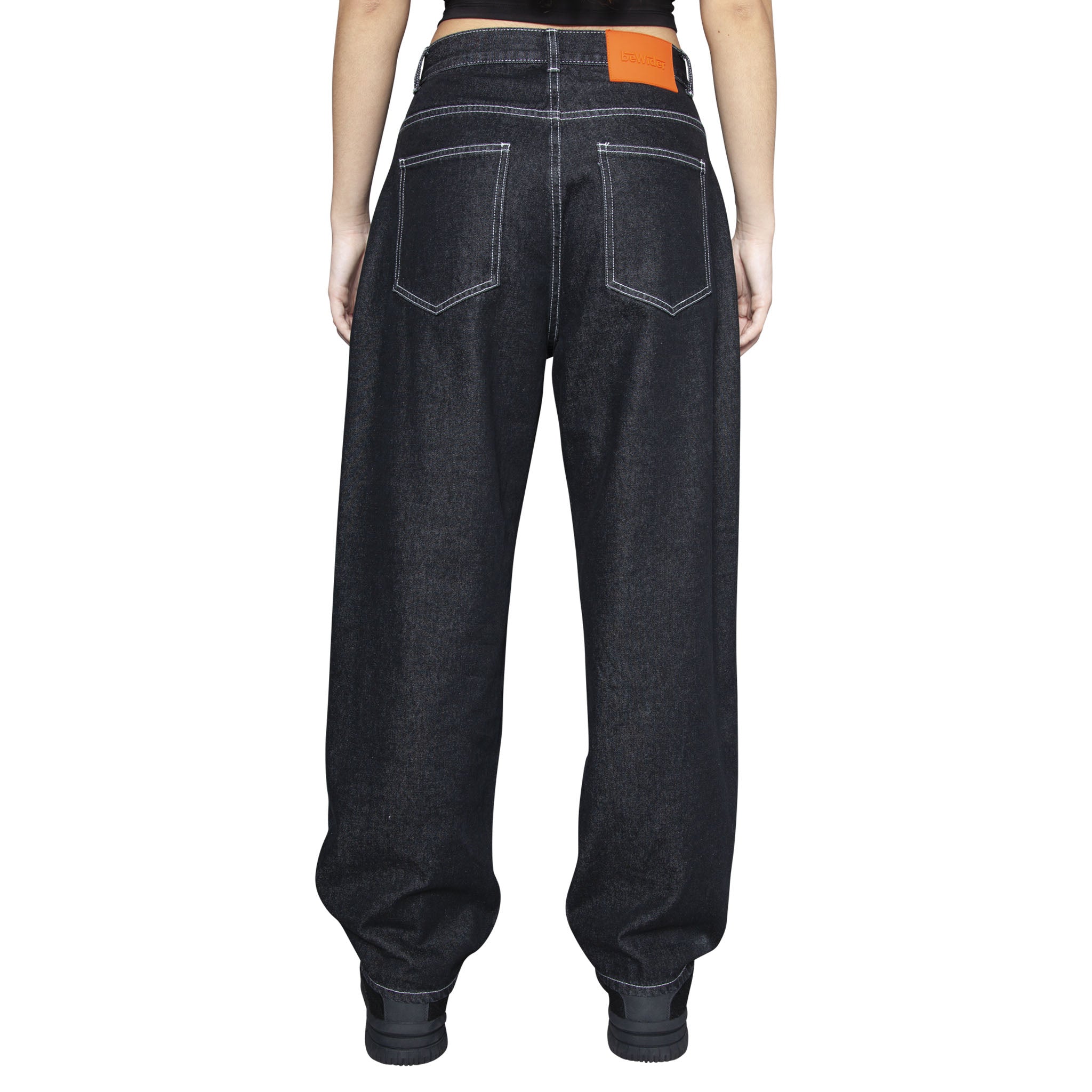 BeWider Super Loose Baggy Denim Schwarz - CBEWS5799 - Coziness