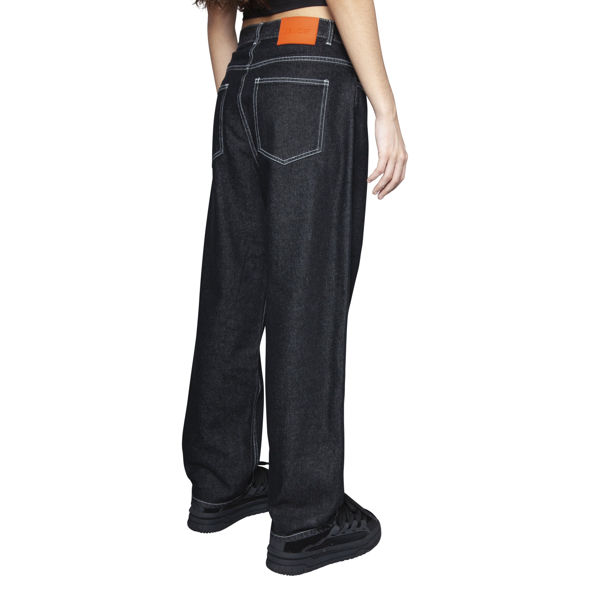 BeWider Super Loose Baggy Denim Schwarz - CBEWS5799 - Coziness