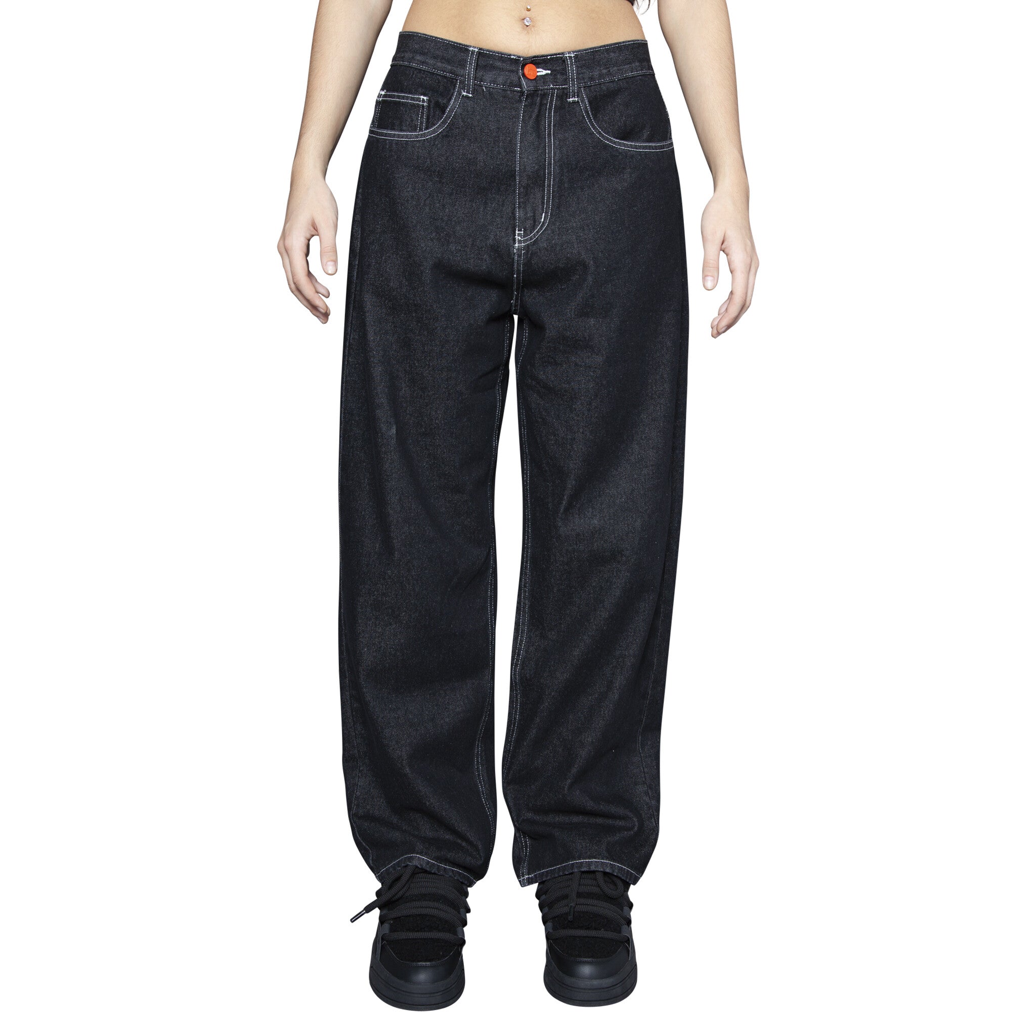 BeWider Super Loose Baggy Denim Schwarz - CBEWS5799 - Coziness