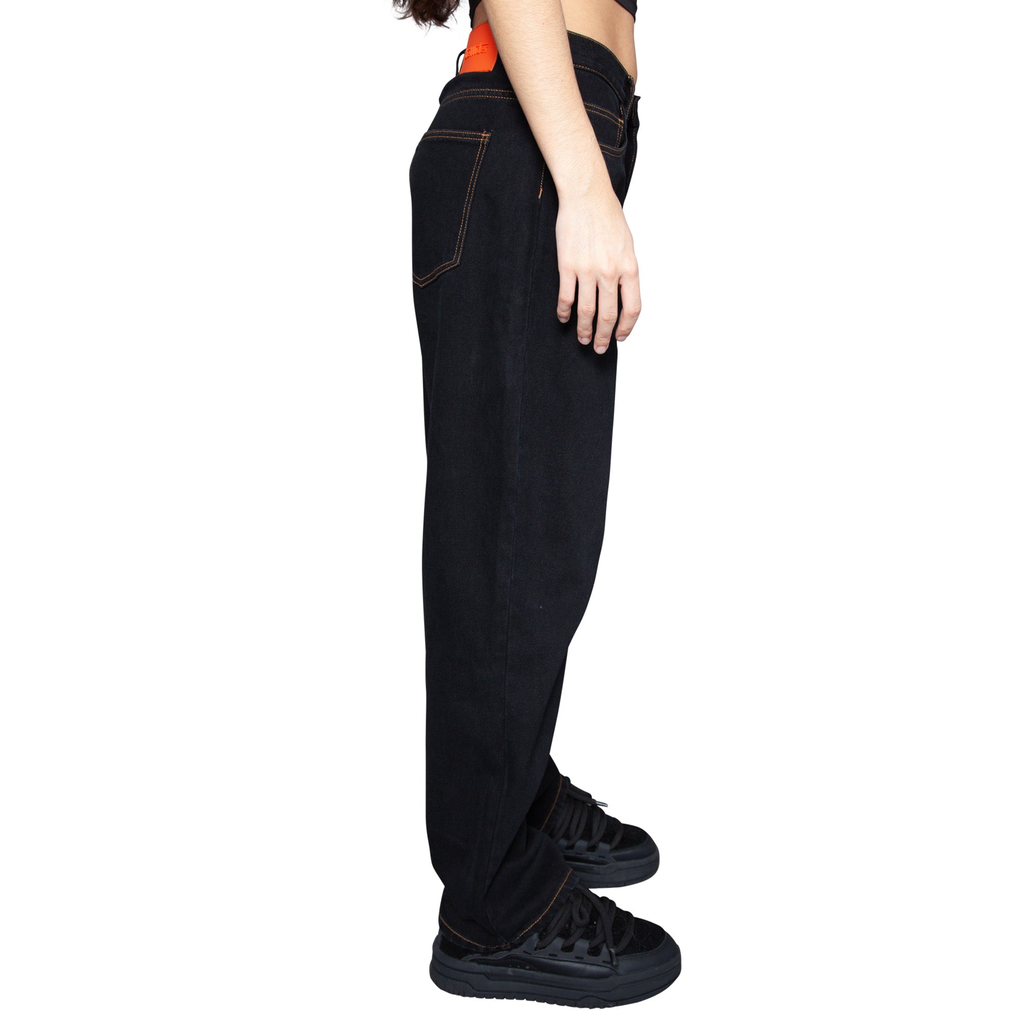 BeWider Super Loose Baggy Denim Schwarz Tobacco - CBEWS5815 - Coziness