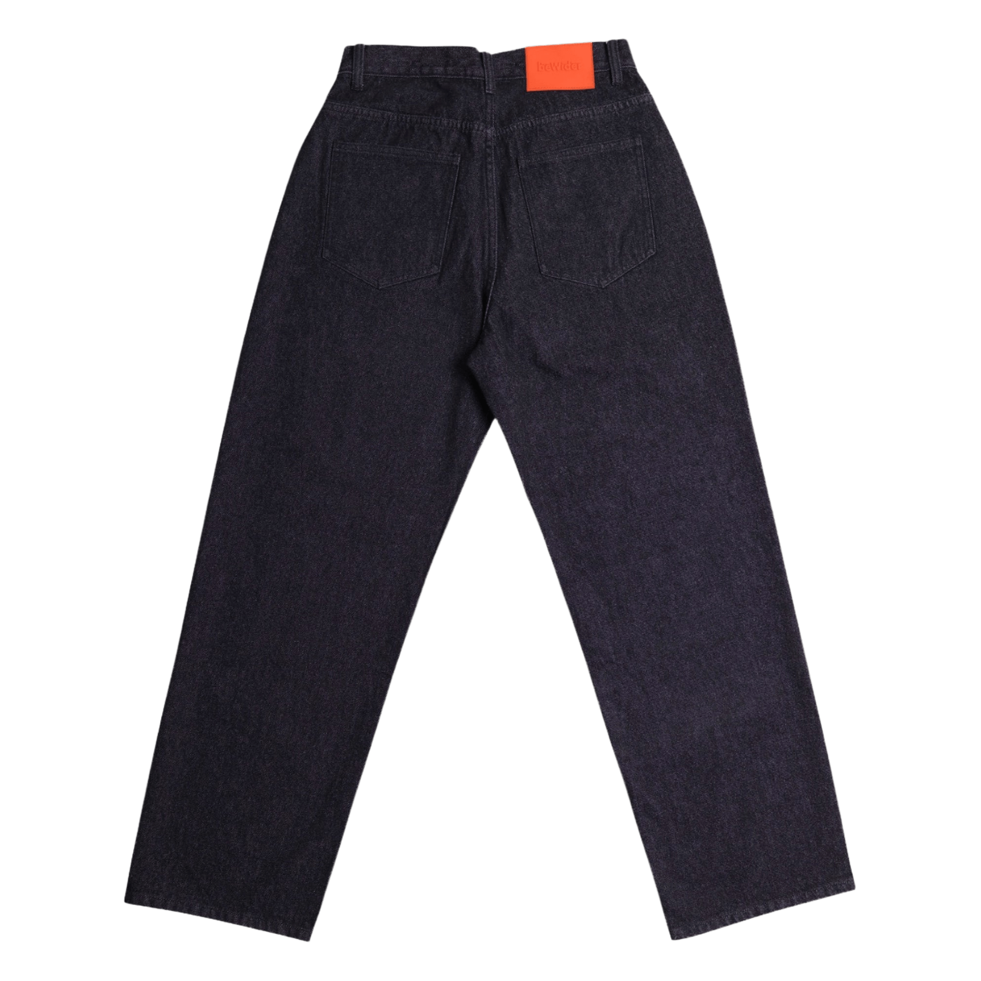 BeWider Super Loose Baggy Raw Denim Washed Black - CBEWS8010 - Coziness