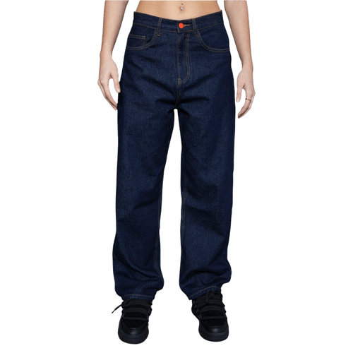 BeWider Super Loose Raw Baggy Denim Dark Blue - CBEWS7192 - Coziness