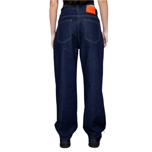 BeWider Super Loose Raw Baggy Denim Dark Blue - CBEWS7192 - Coziness
