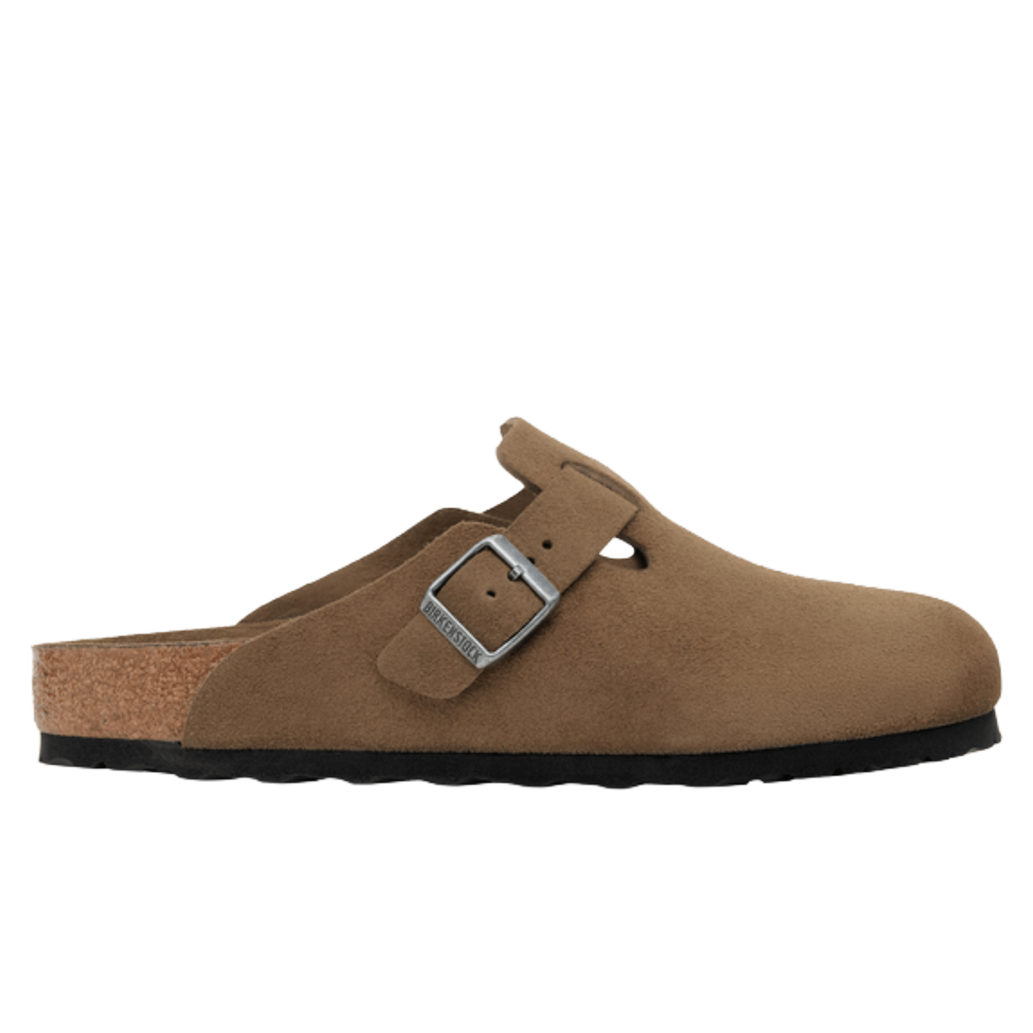 Birkenstock Boston Soft Footbed Suede Leather Unisex Dark Tea Tonal - - Coziness