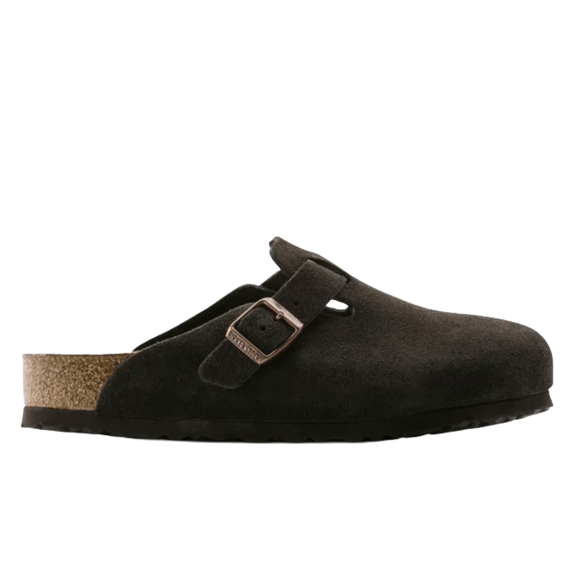 Birkenstock Boston Soft Footbed Suede Leather Unisex Mocha - CBIRB13376 - Coziness