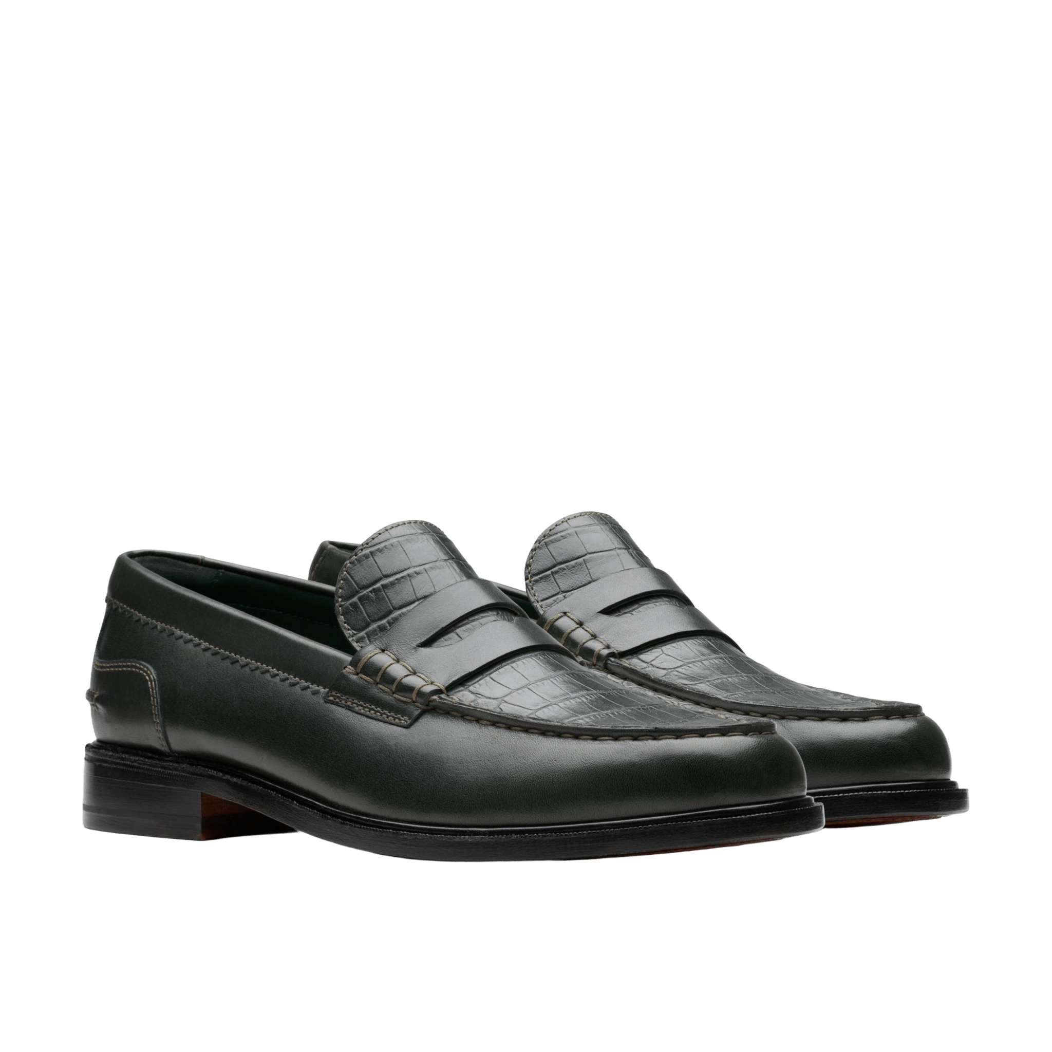 Clarks Originals Craft James Dark Green Combi - CCLAO11168 - Coziness