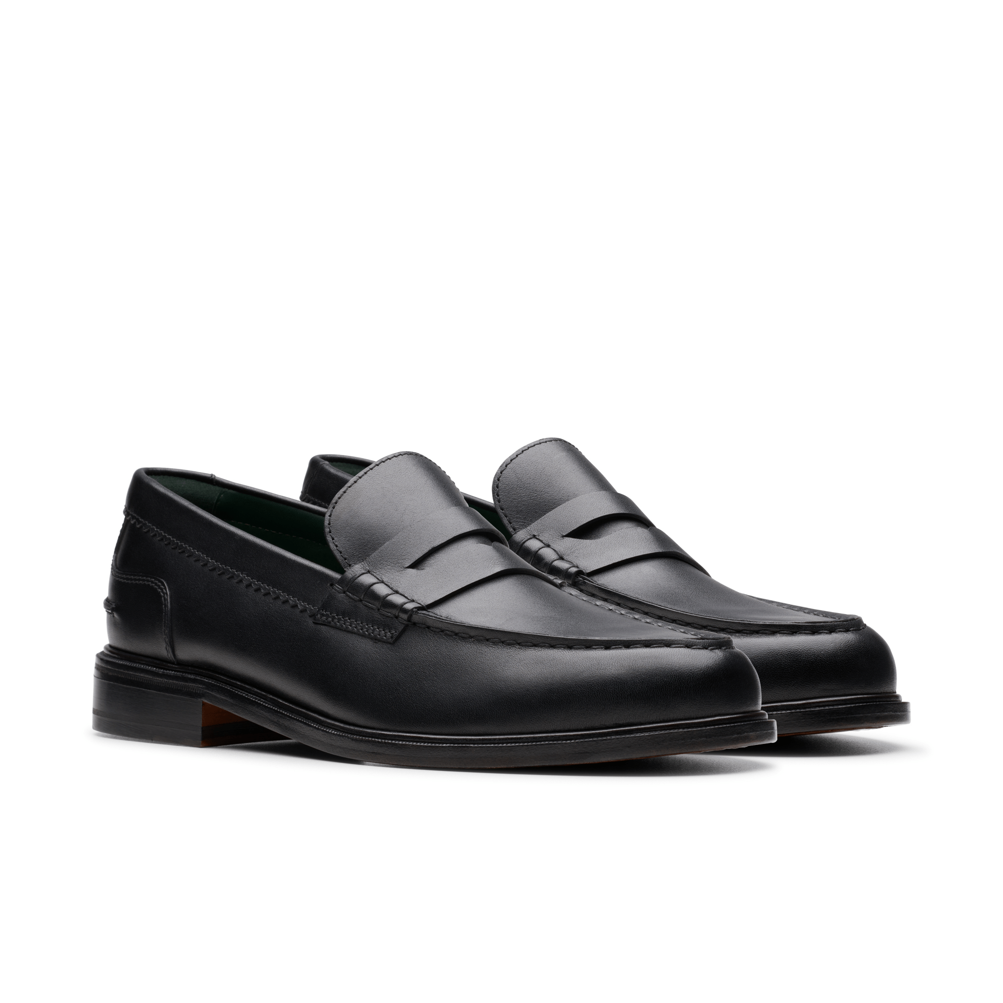Clarks Originals Craft James Loafer Black Leather - CCLAO6006 - Coziness