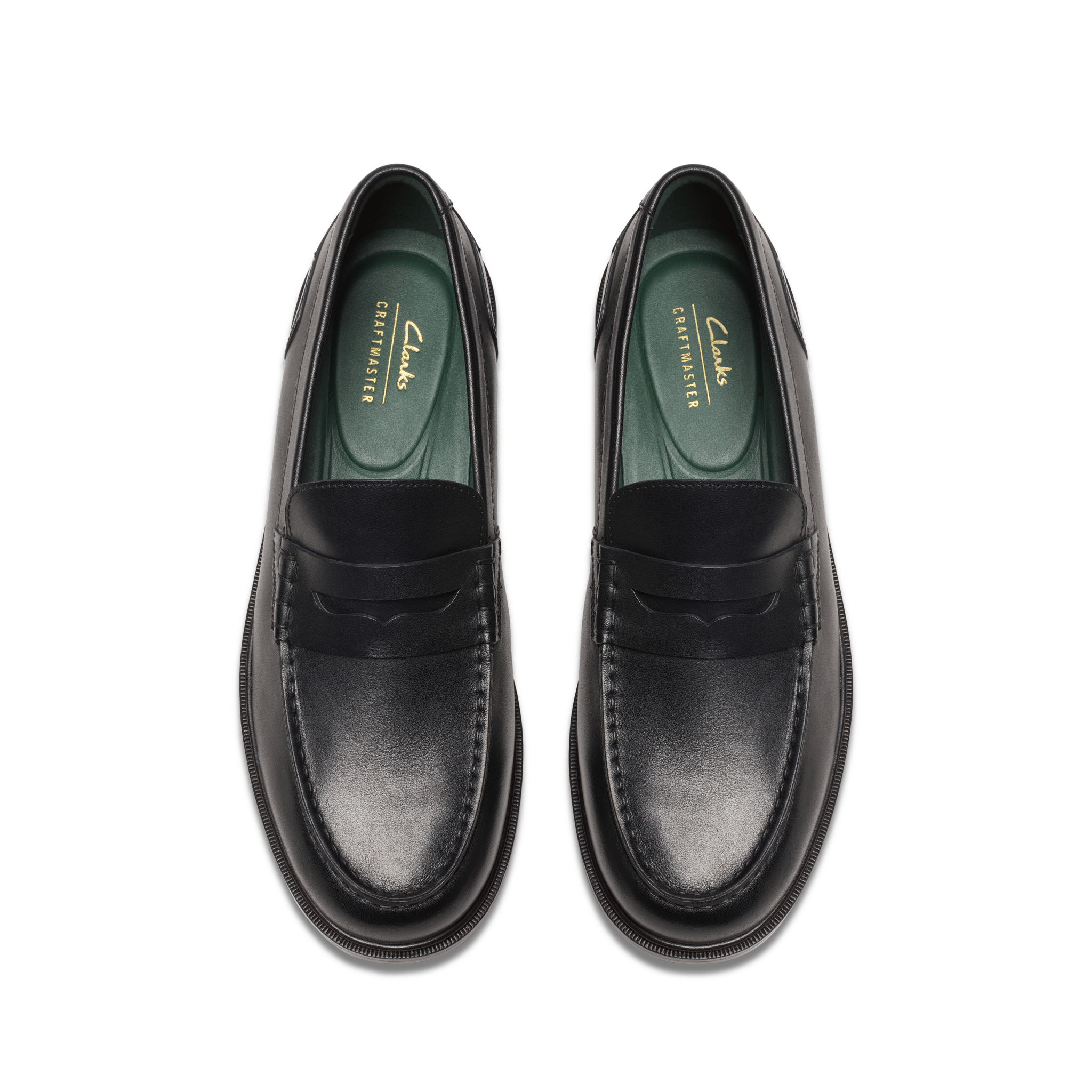 Clarks Originals Craft James Loafer Black Leather - CCLAO6006 - Coziness