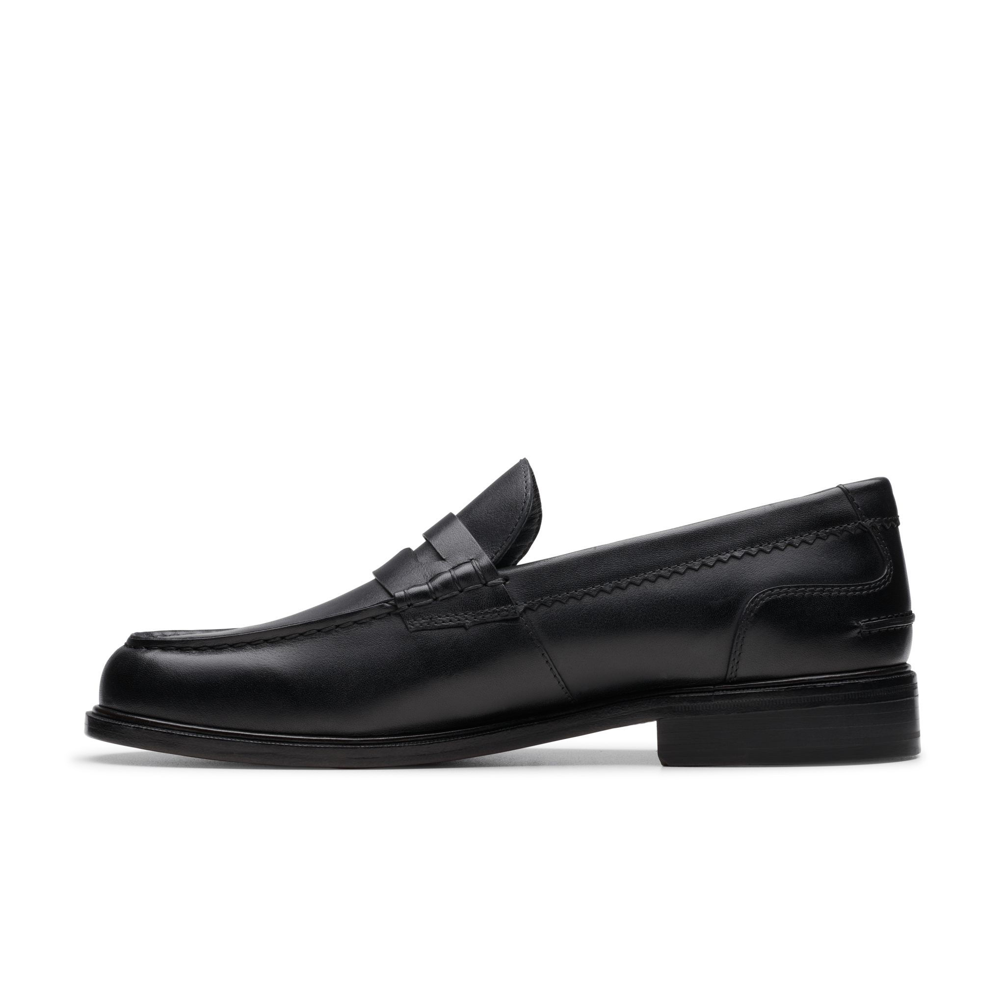 Clarks Originals Craft James Loafer Black Leather - CCLAO6006 - Coziness