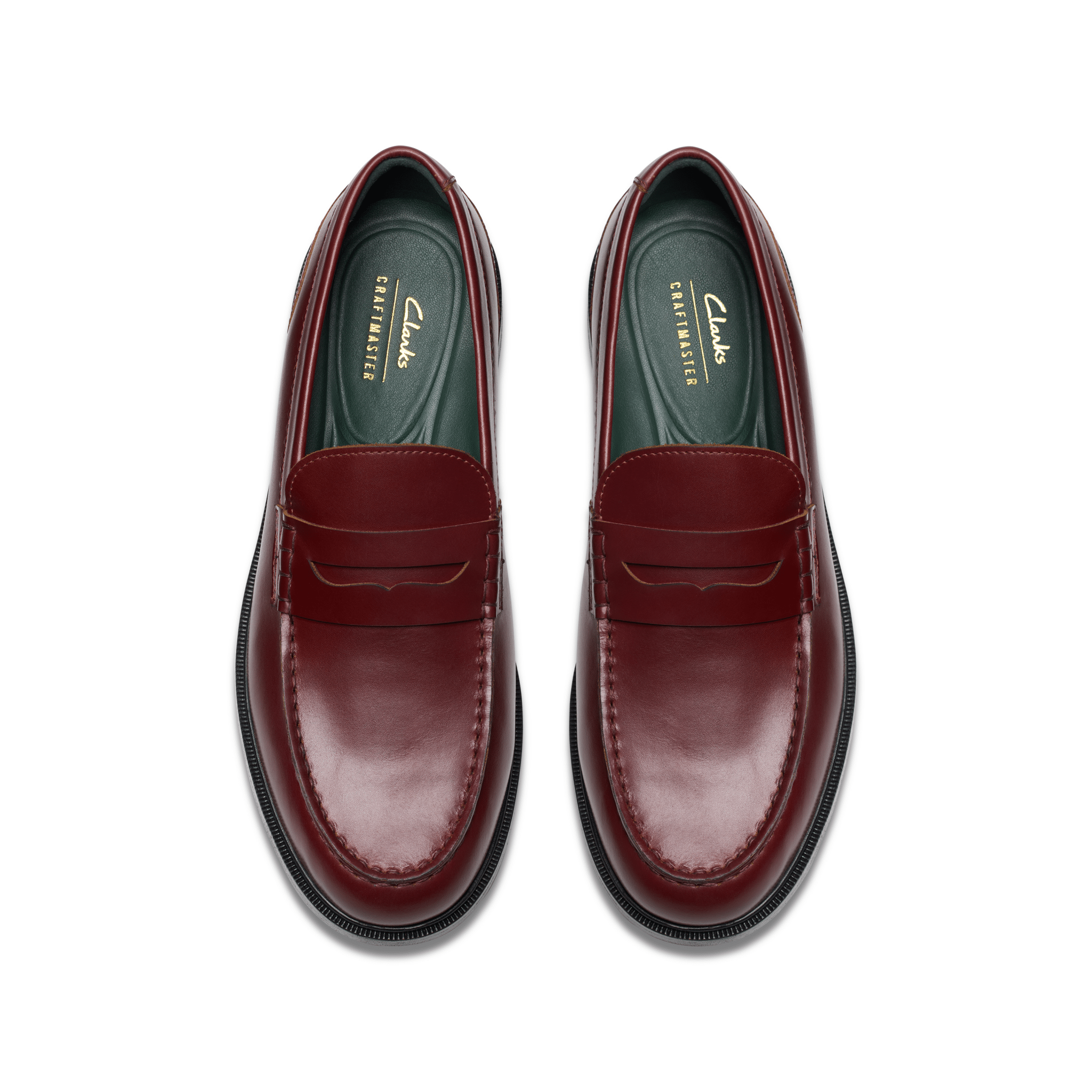 Clarks Originals Craft James Loafer Burgunderrot - CCLAO6263 - Coziness