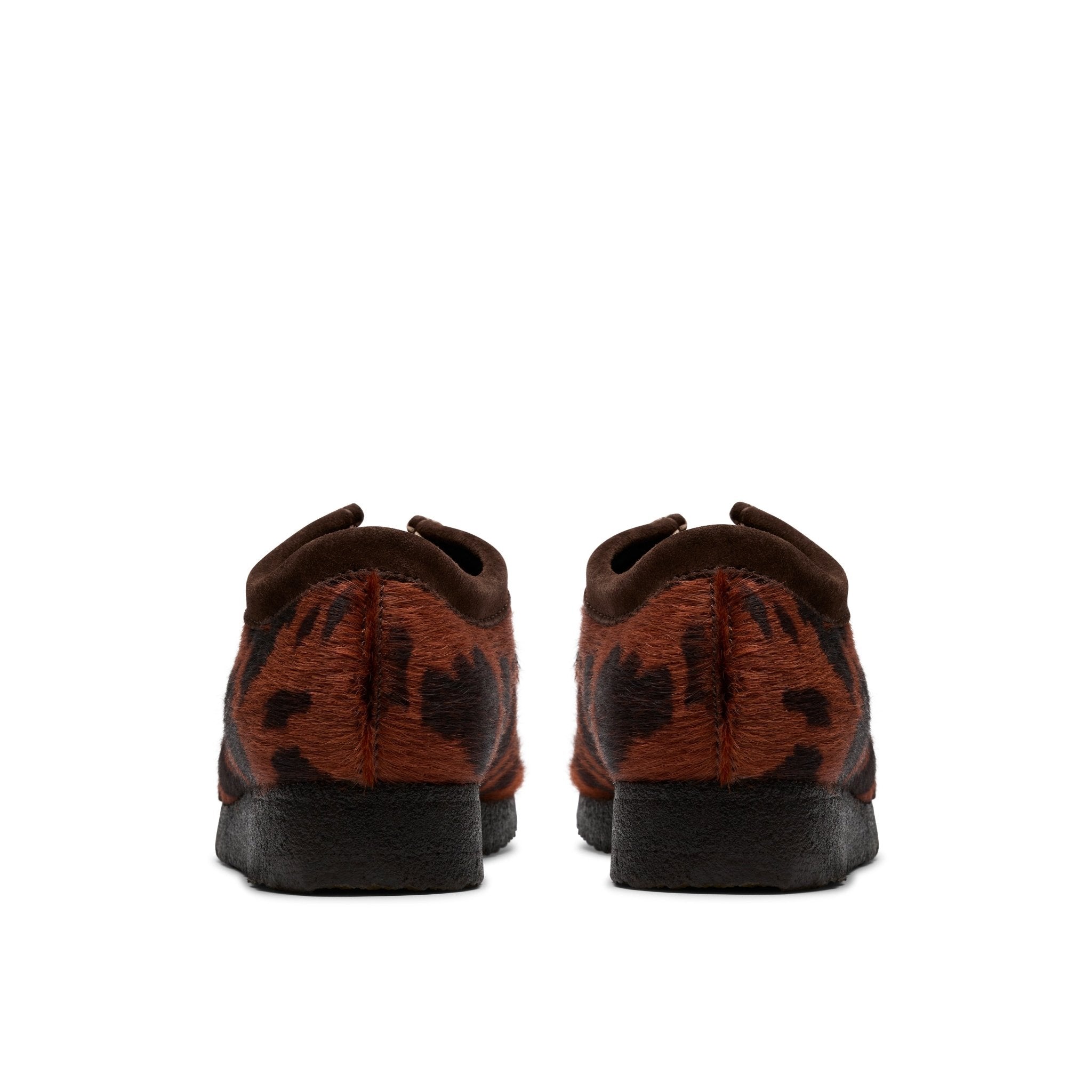Clarks Originals Wallabee Animal Cow Print Brown - CCLAO7775 - Coziness