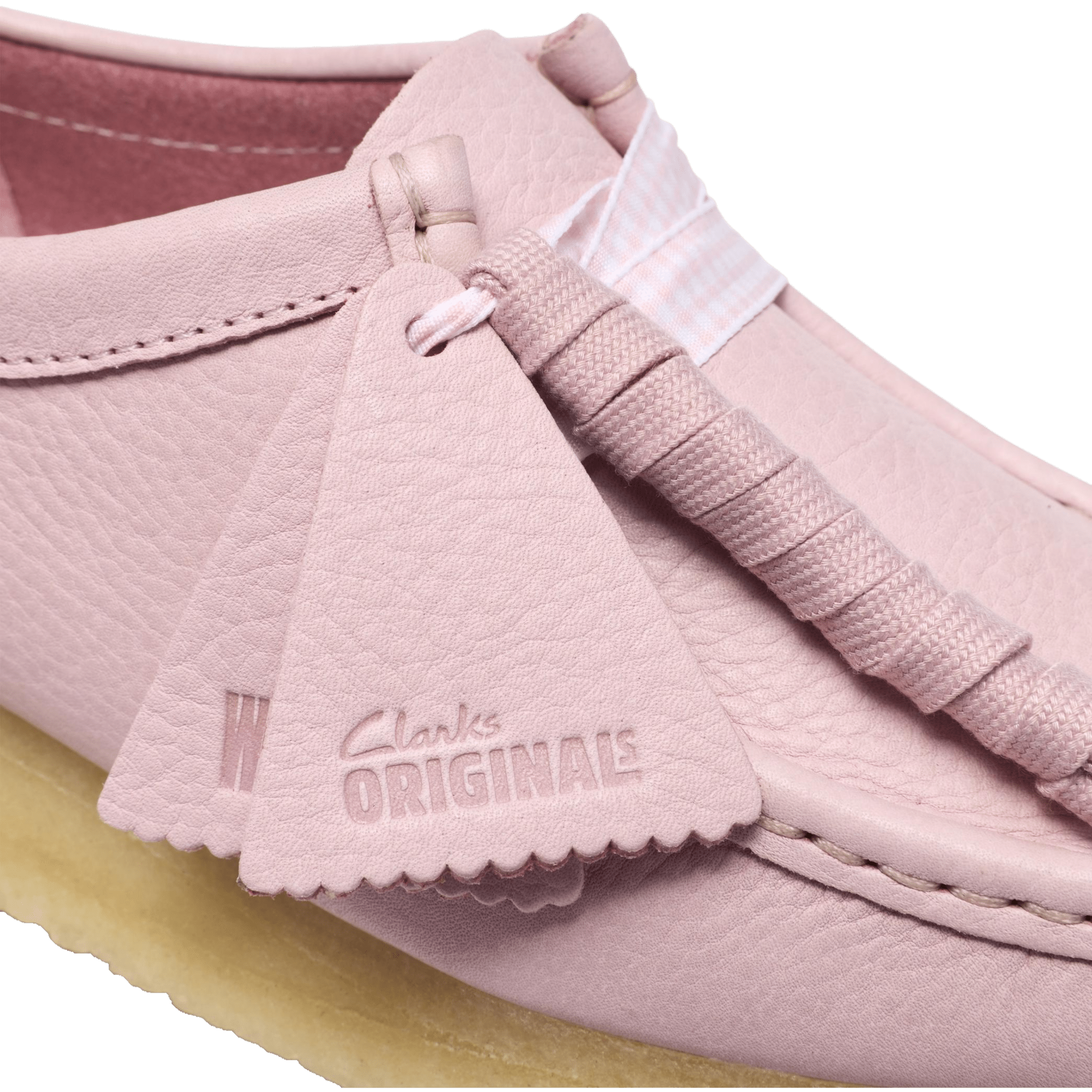 Clarks Originals Wallabee Baby Pink Leather Wmns - CCLAO11198 - Coziness