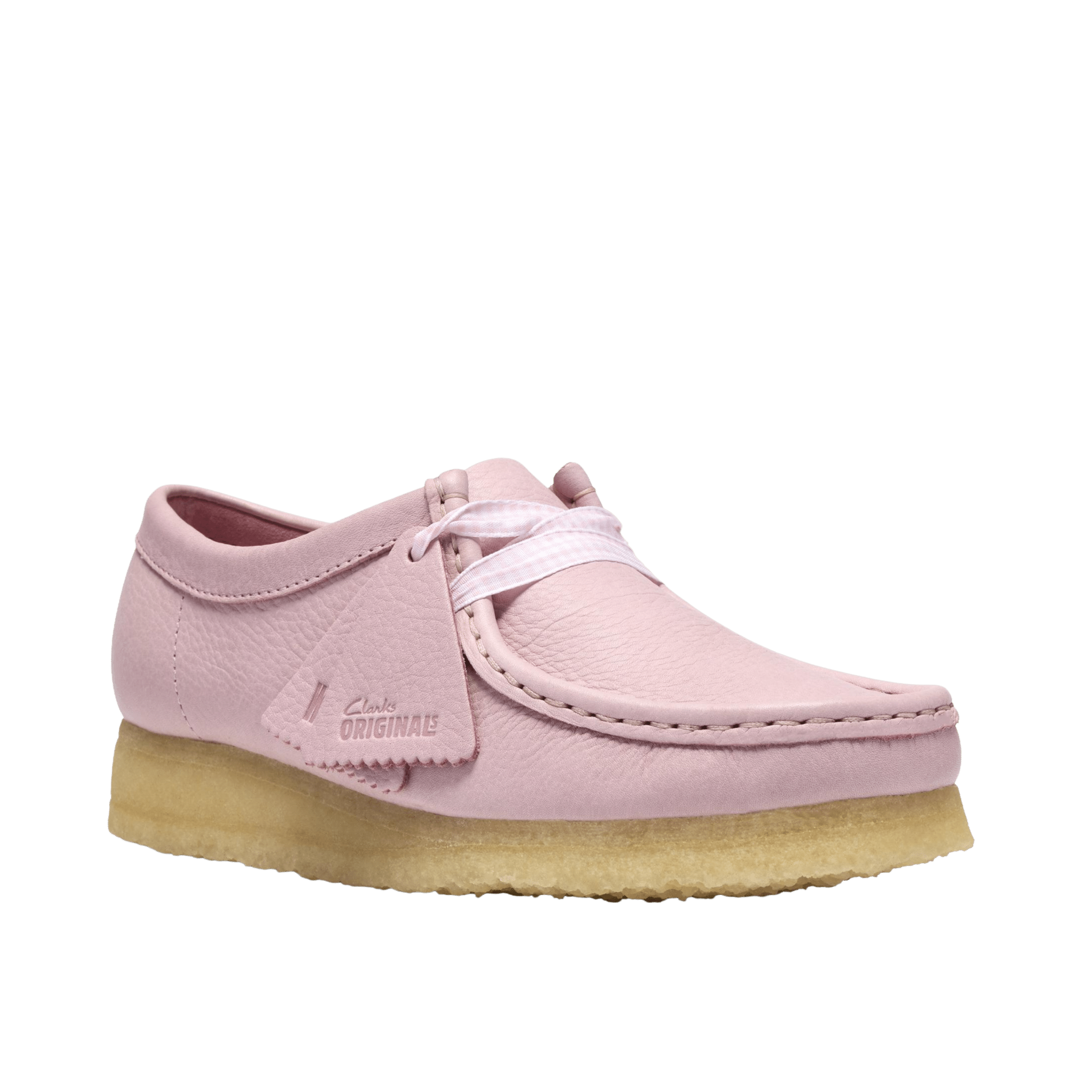Clarks Originals Wallabee Baby Pink Leather Wmns - CCLAO11198 - Coziness