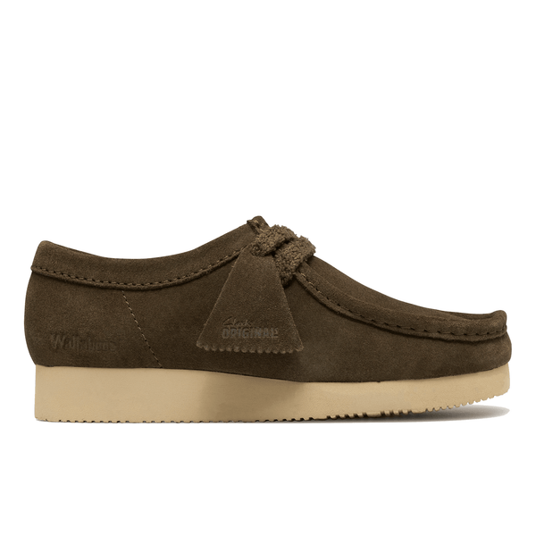Clarks Originals Wallabee Lite Dark Olive Suede Wmns - CCLAO13995 - Coziness