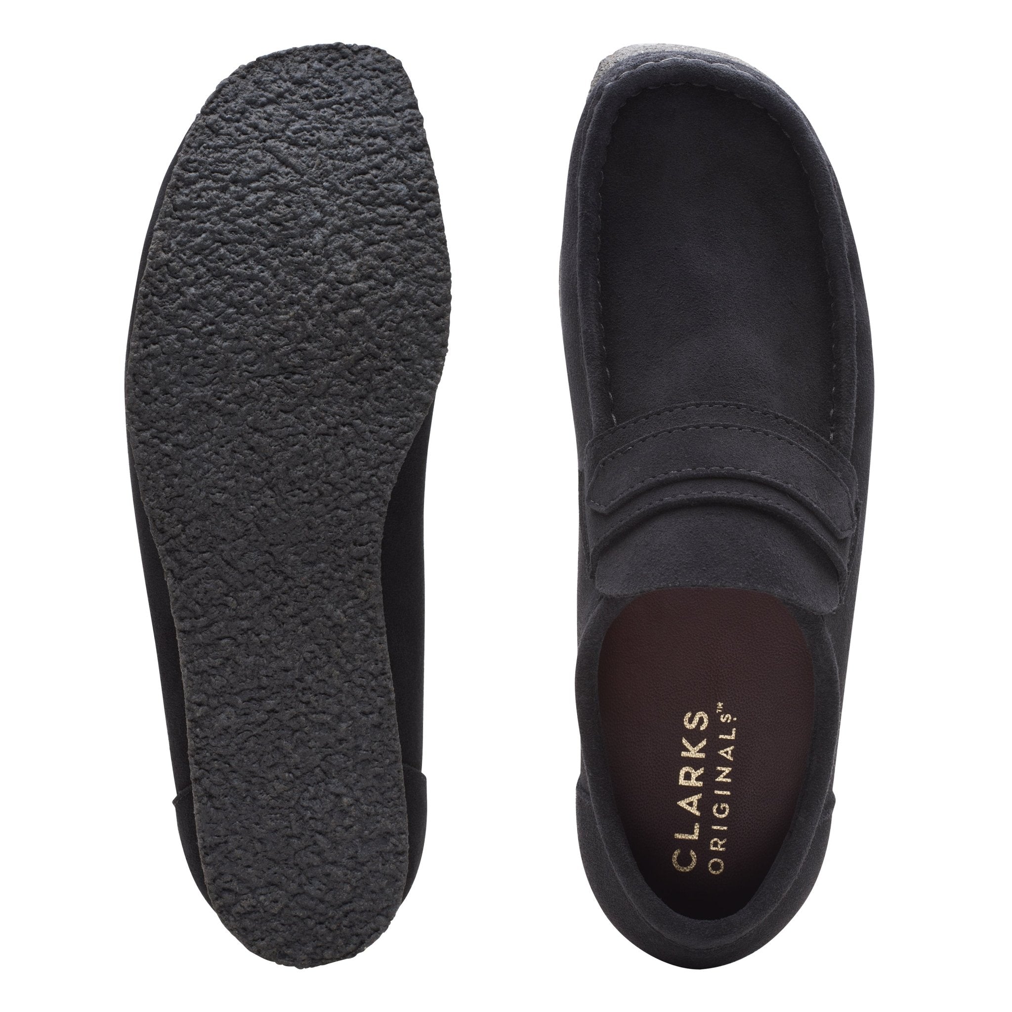 Clarks Originals Wallabee Loafer Black - CCLAO7742 - Coziness