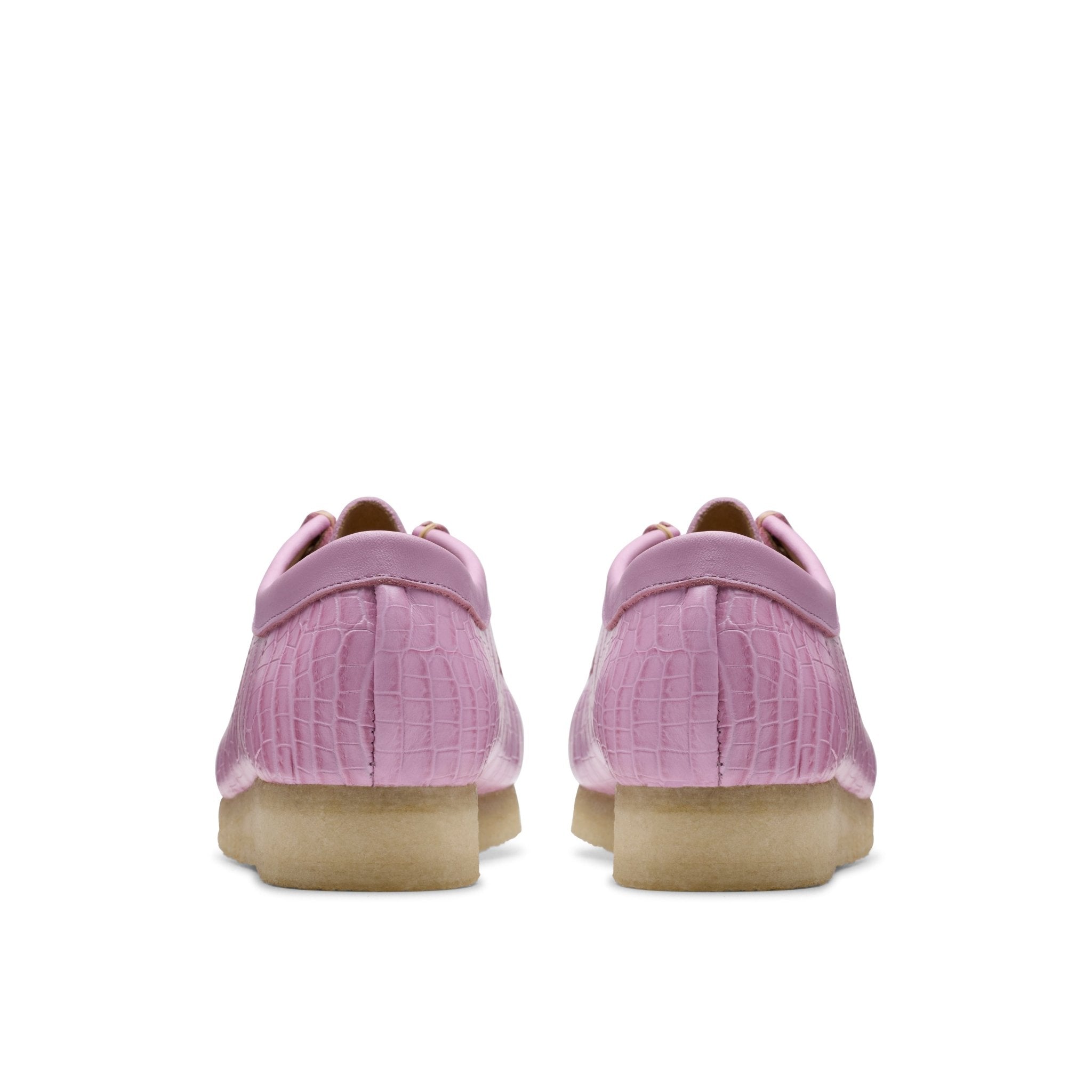 Clarks Originals Wallabee Mauve Croc - CCLAO7717 - Coziness