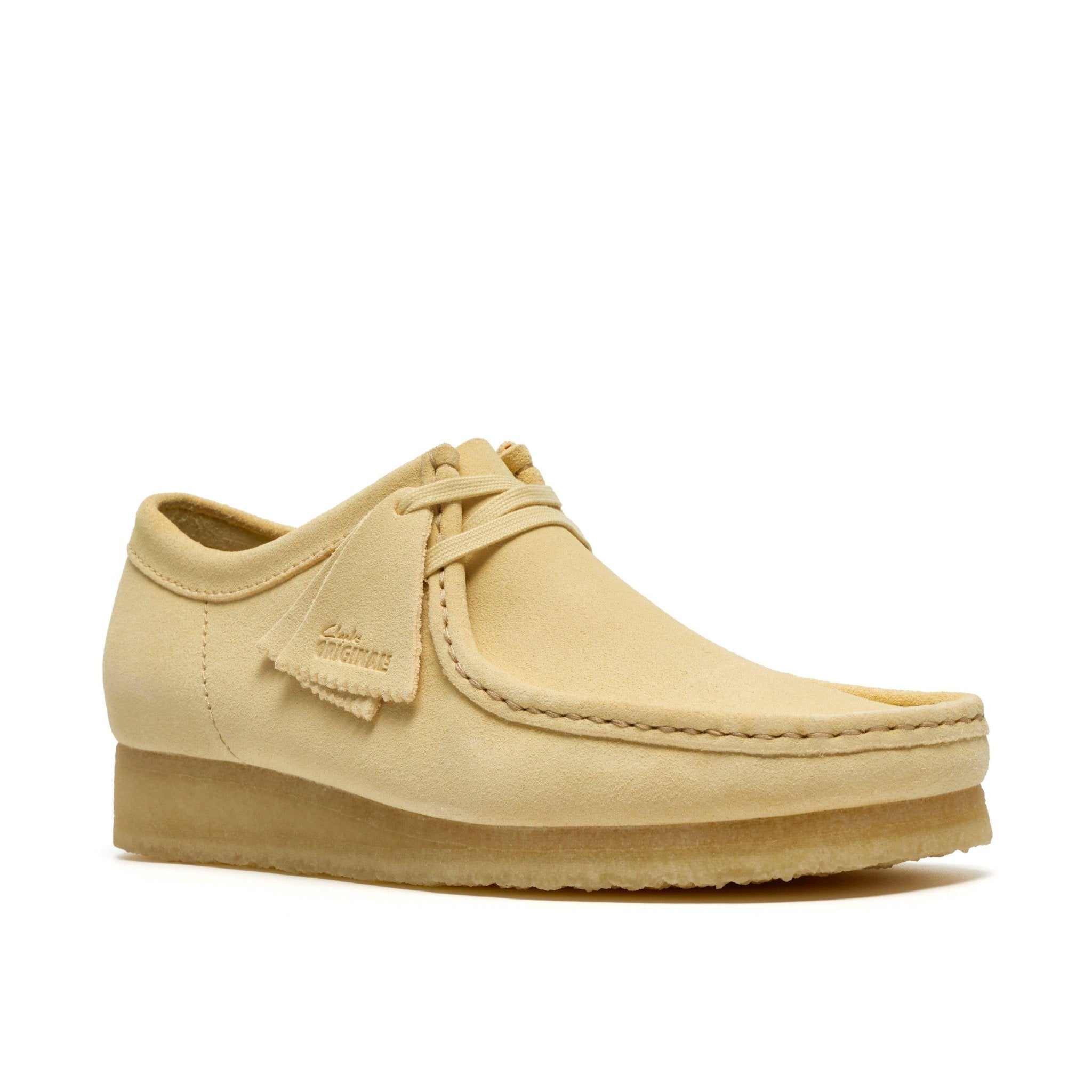 Clarks Originals Wallabee Pale Yellow Suede - CCLAO8533 - Coziness