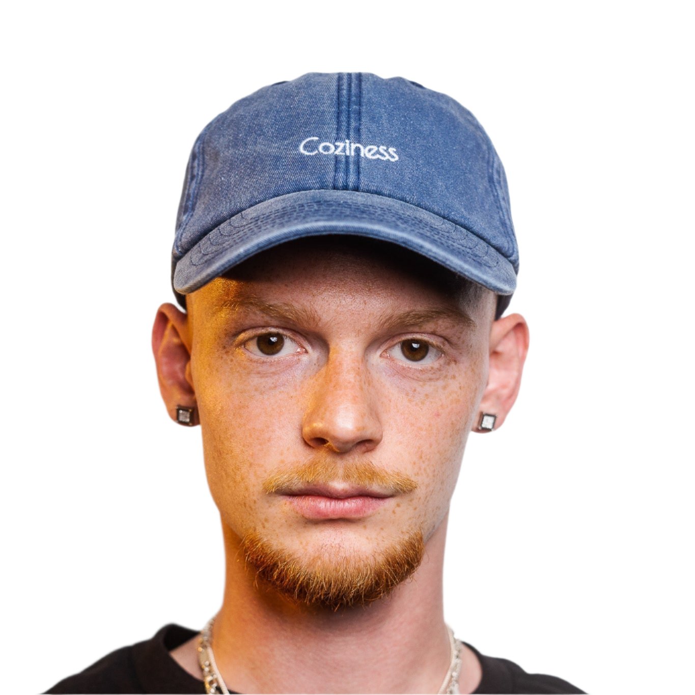 Coziness Classic Logo Cap Washed Blue - Coziness