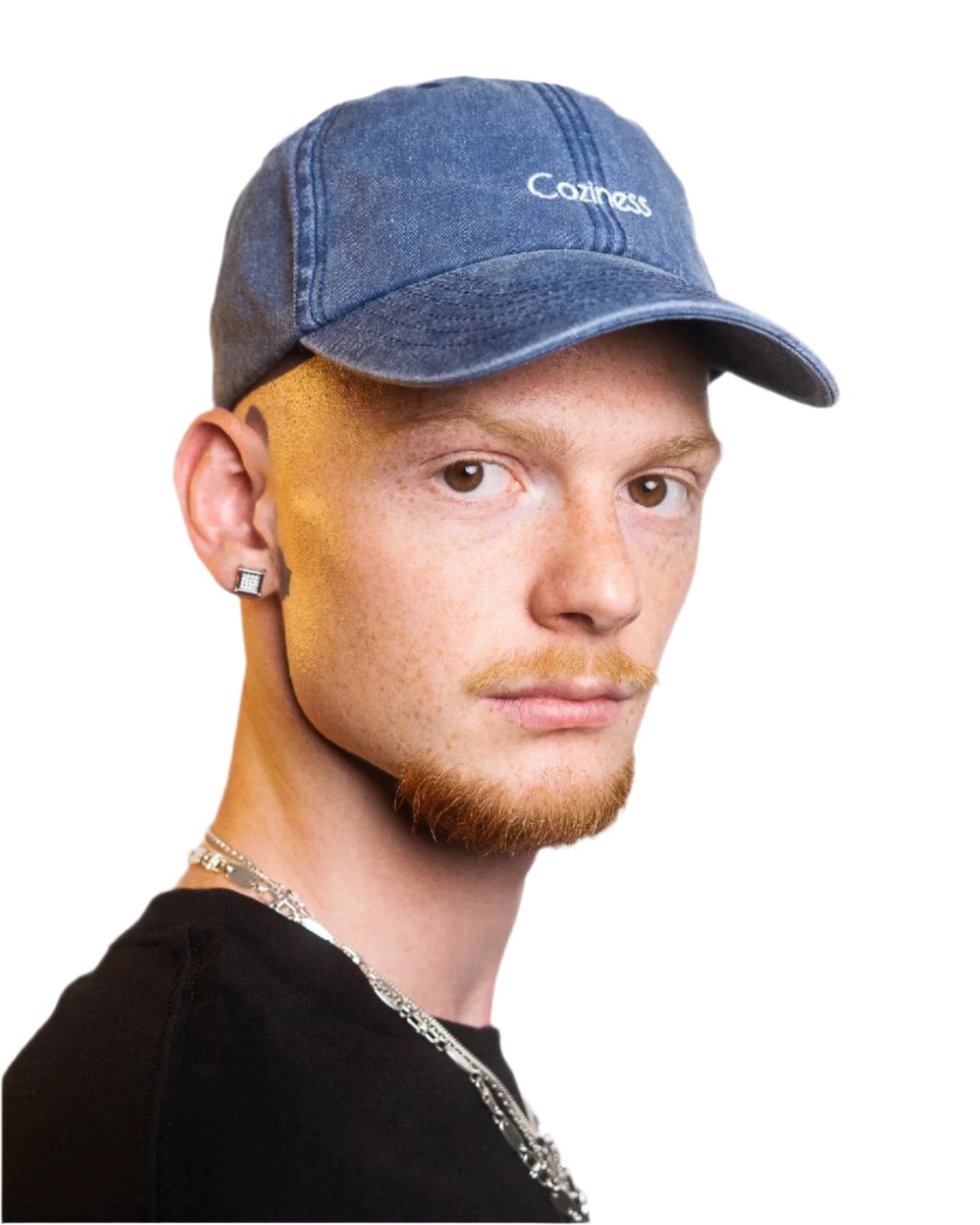 Coziness Classic Logo Cap Washed Blue - Coziness
