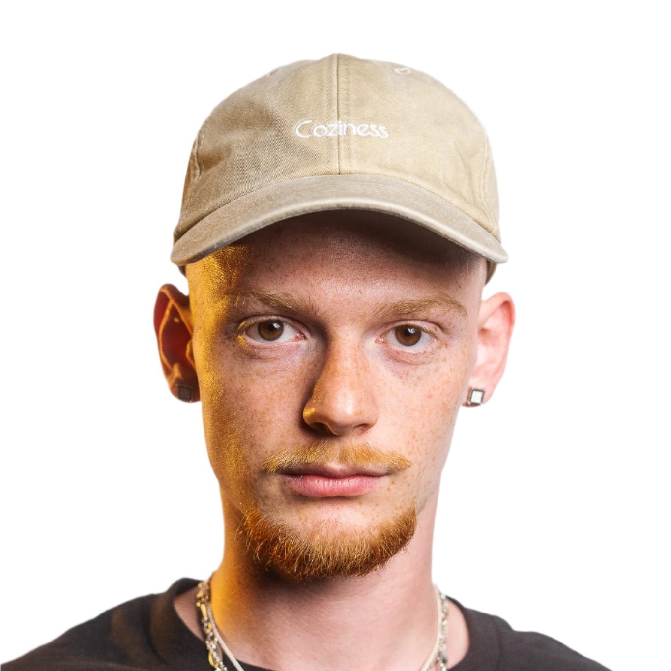 Coziness Classic Logo Cap Washed Sand - Coziness