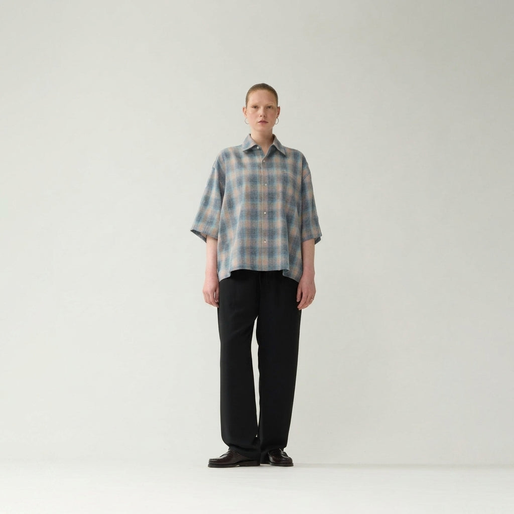 New Amsterdam Flanel Short Sleeve Button-Up Multicolour