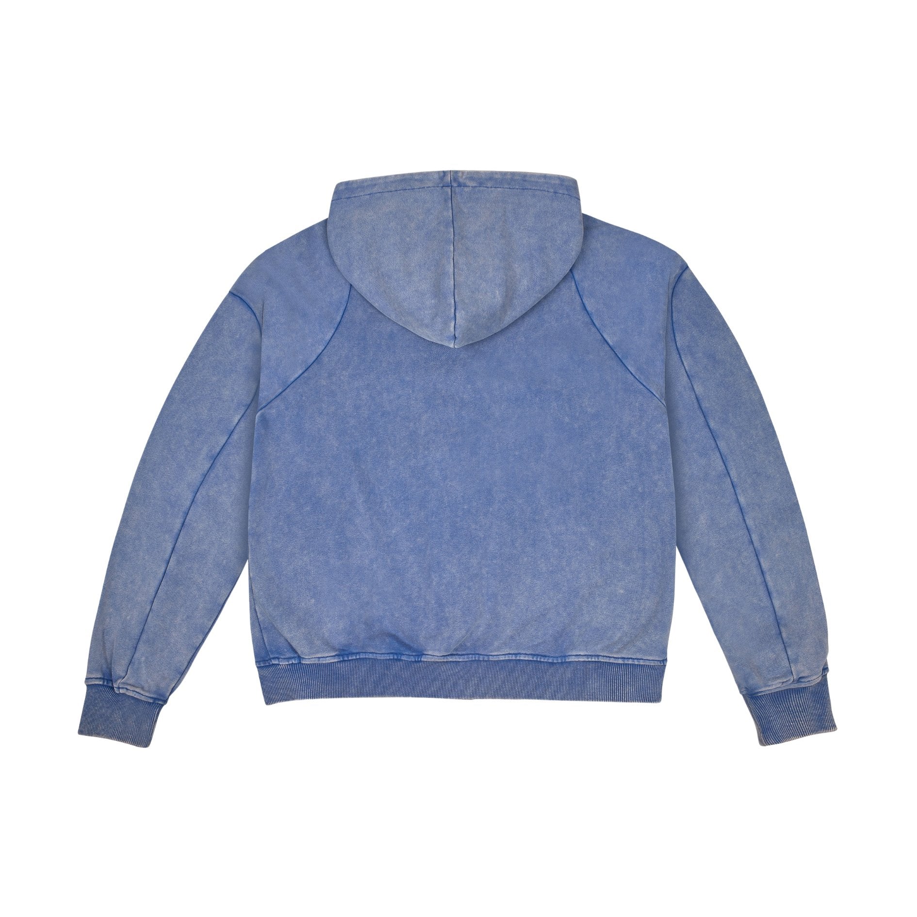 Divention Trinity Zip Hoodie Washed Indigo - Coziness