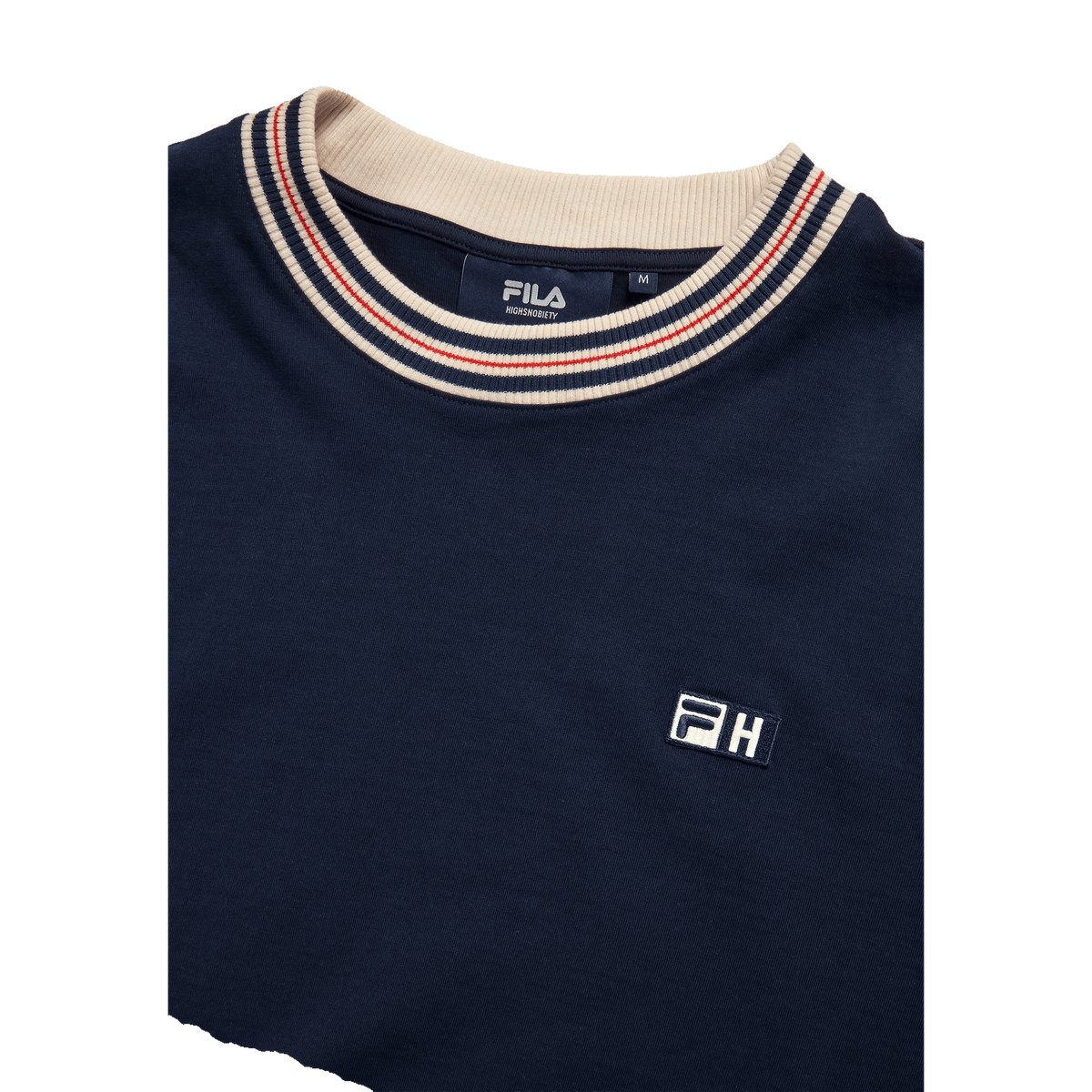 FILA x Highsnobiety loose boxy t-shirt Dark Sapphire - CFILX15245 - Coziness