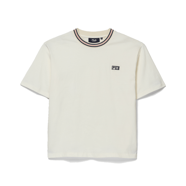 FILA x Highsnobiety loose boxy t-shirt Egret - CFILX15240 - Coziness