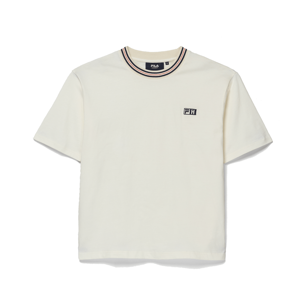FILA x Highsnobiety loose boxy t-shirt Egret - CFILX15240 - Coziness