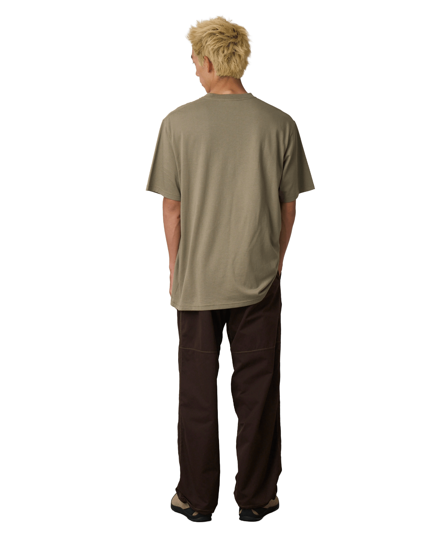 Gramicci One Point Logo T-Shirt Khaki - CGRAO6307 - Coziness