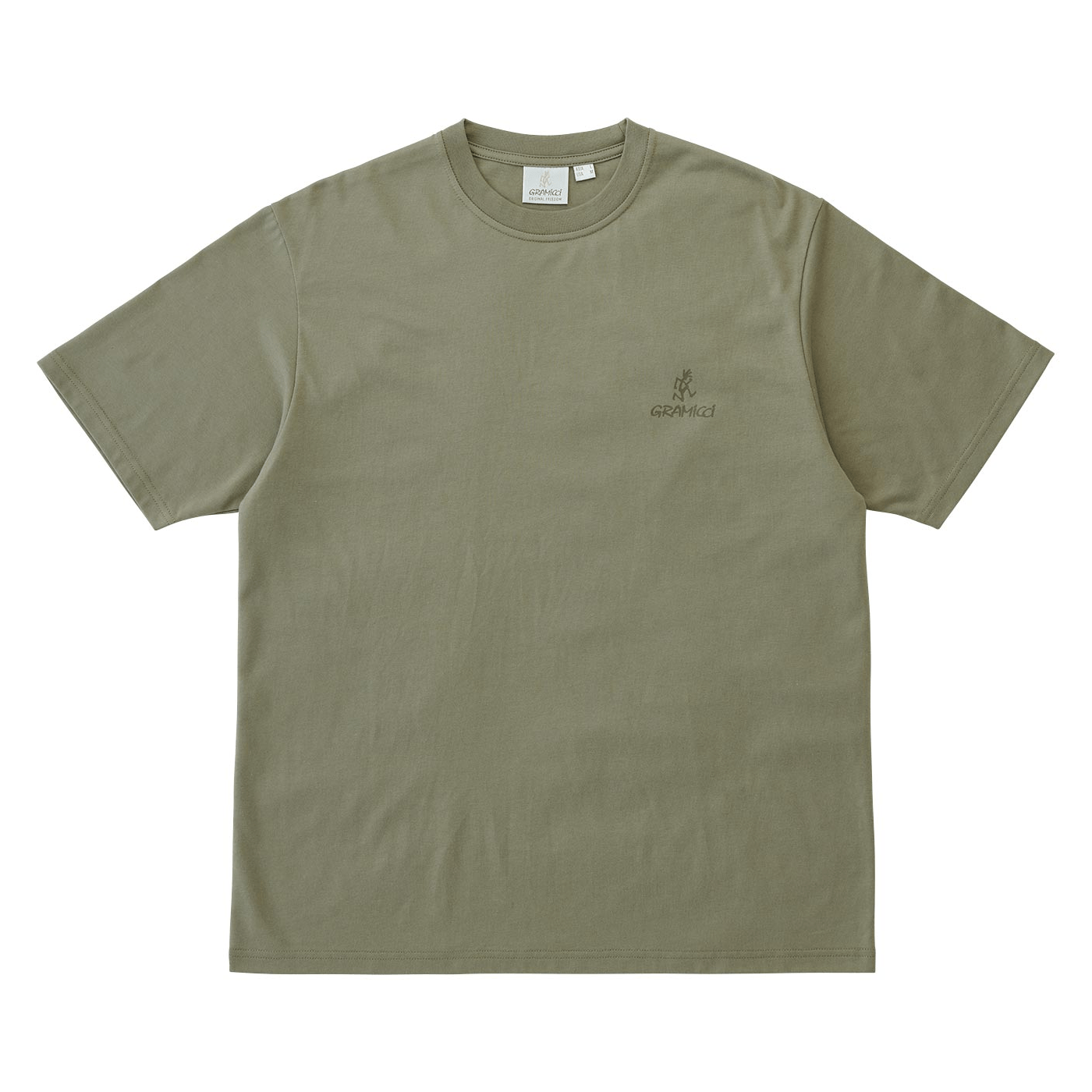 Gramicci One Point Logo T-Shirt Khaki - CGRAO6307 - Coziness