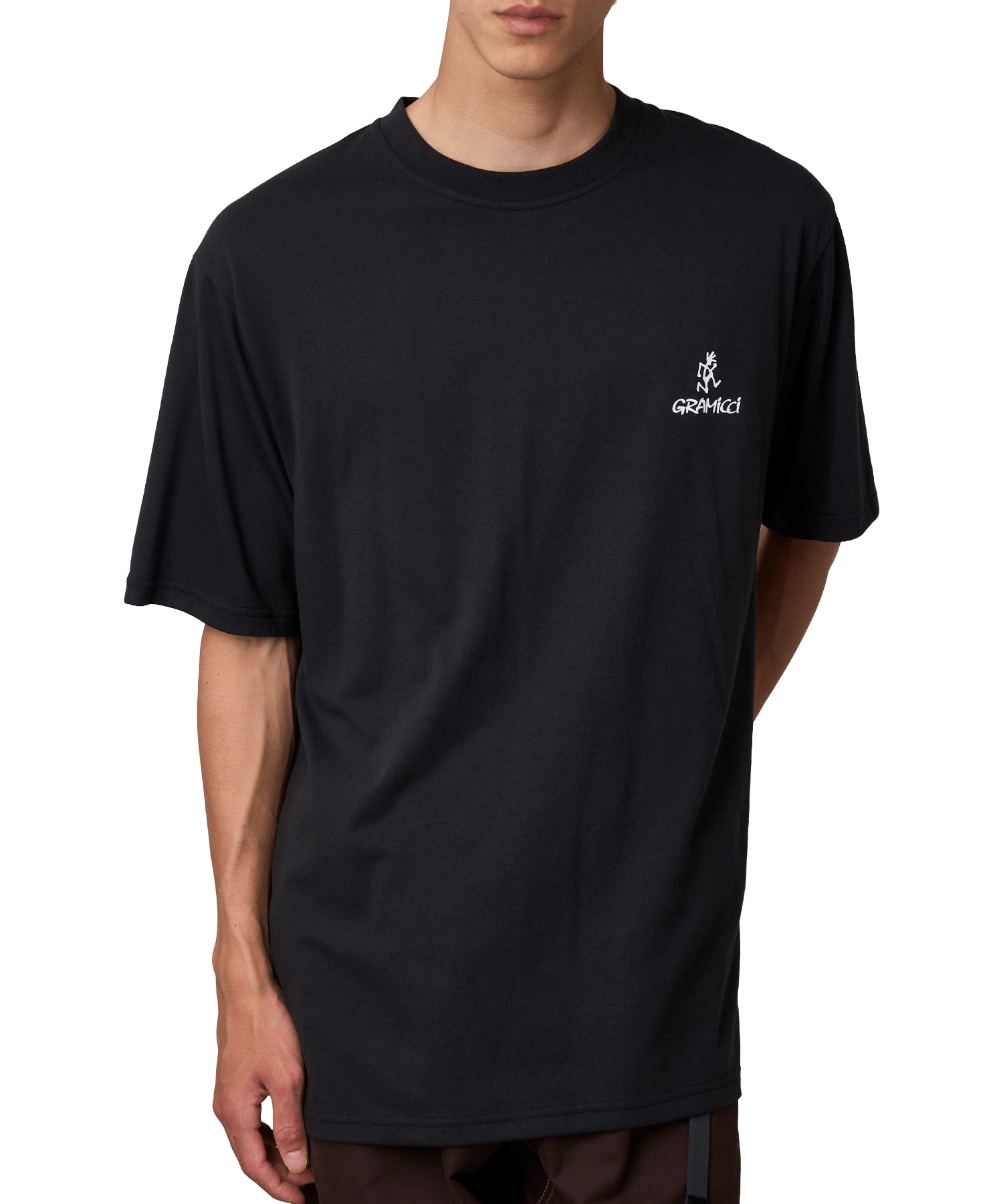 Gramicci One Point Logo T-Shirt Schwarz - CGRAO6312 - Coziness