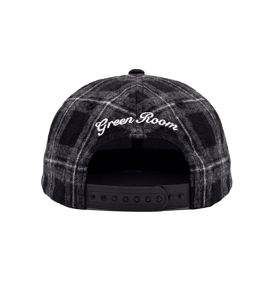 Green Room Flannel Cap Black - CGRER10693 - Coziness