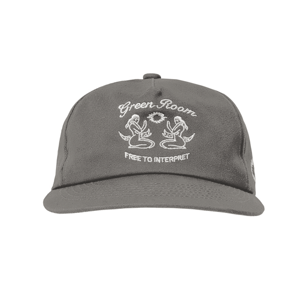 Green Room Logo Cap Ash Grey - CGRER10393 - Coziness