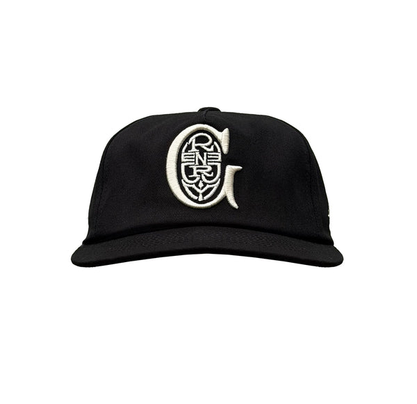Green Room Logo Cap Royal Schwarz - CGRER8689 - Coziness