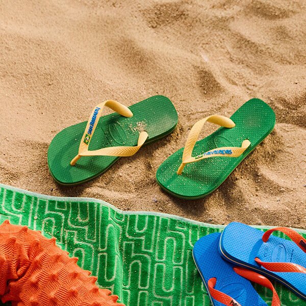 Havaianas Flip Flop Brasil Logo Green - CHAVF11054 - Coziness