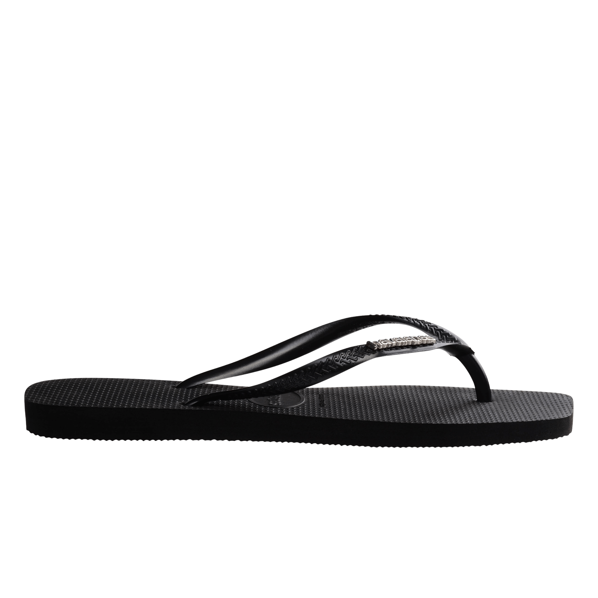 Havaianas Flip Flop Square Logo Metallic Schwarz Damen - CHAVF11357 - Coziness