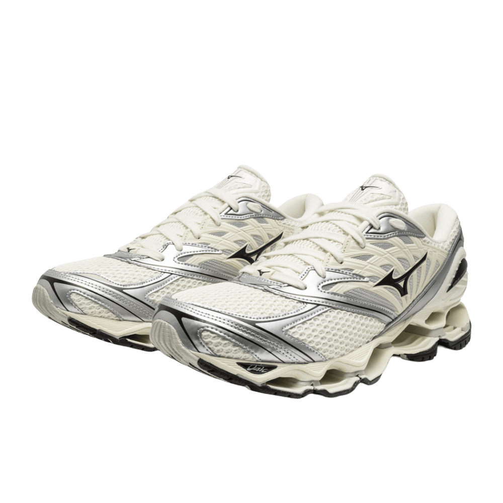 Mizuno Wave Prophecy LS Pristine Black Silver - CMIZW8601 - Coziness