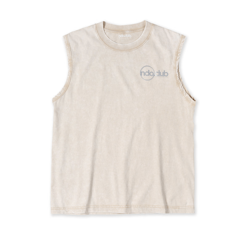 Ndo run club tank top beige - CNDOR5964 - Coziness
