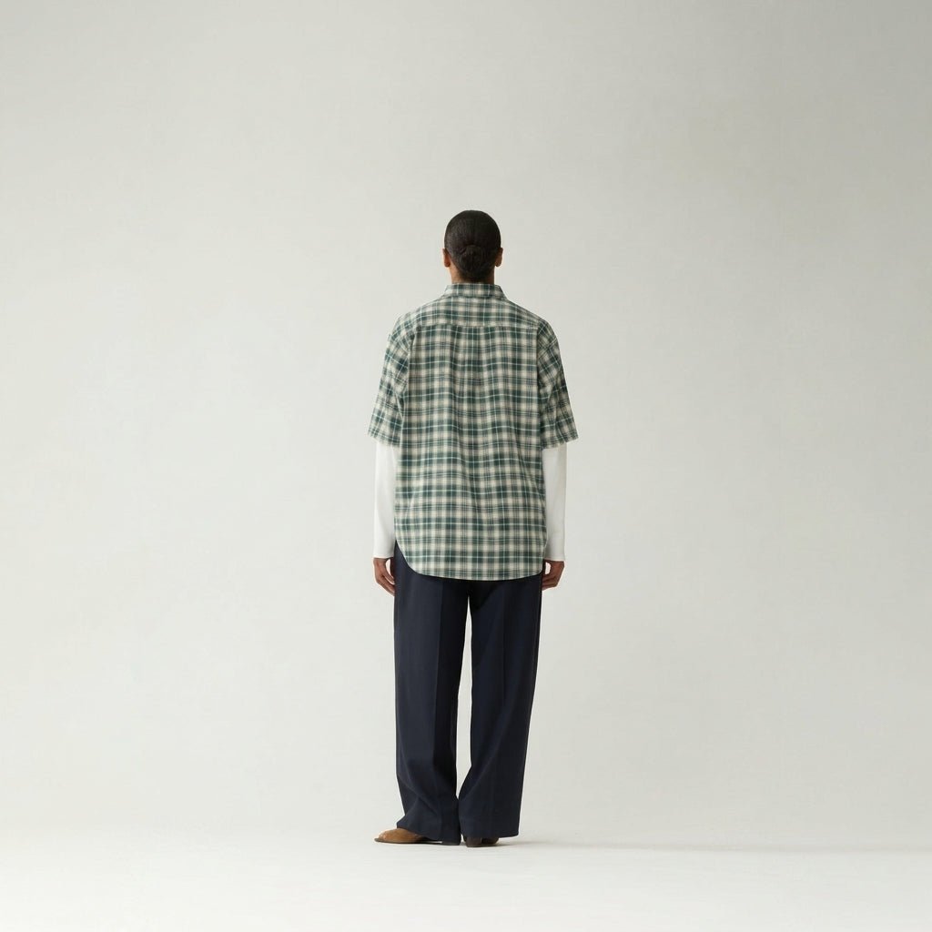 New Amsterdam Double Layer Shirt Green - CNEWA12816 - Coziness