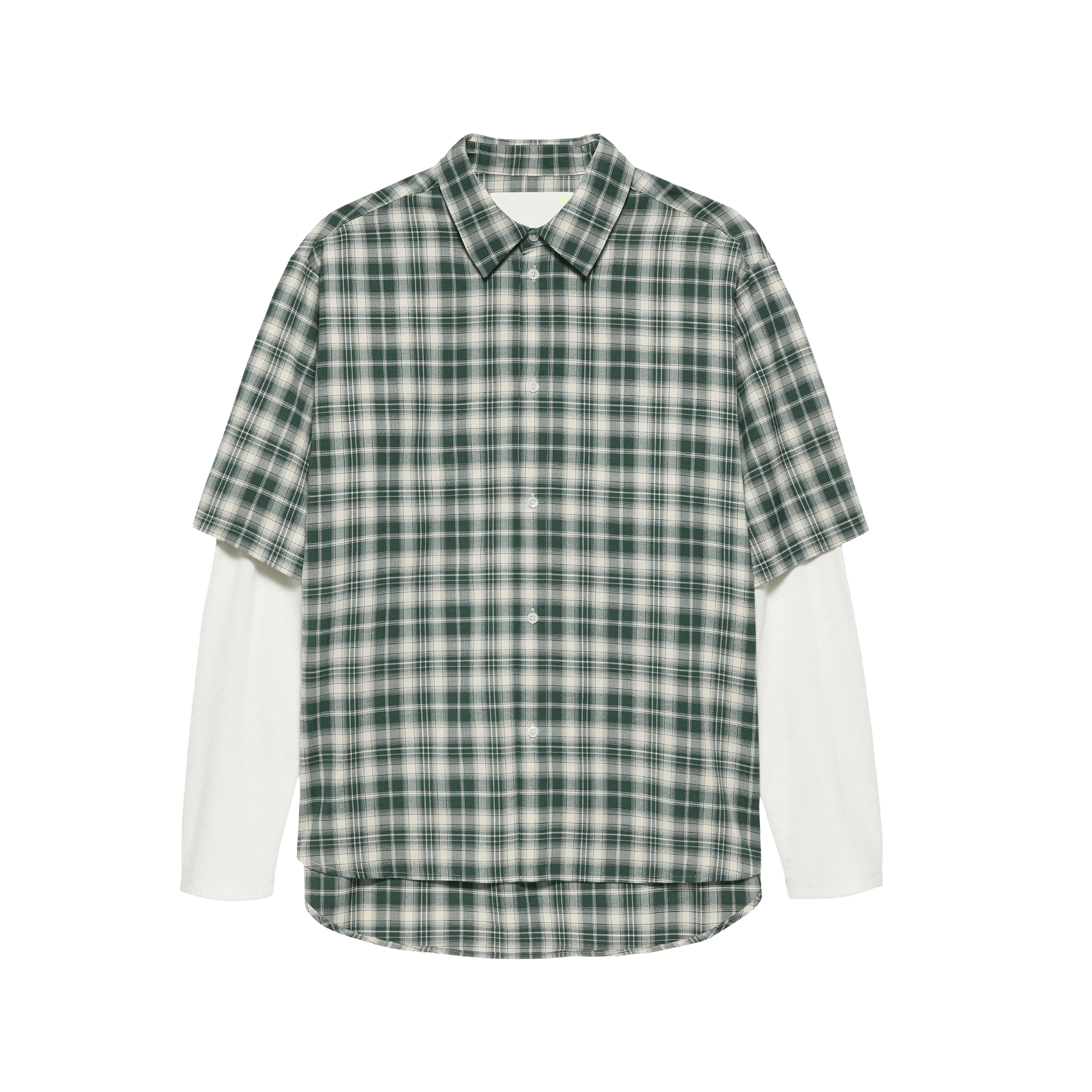 New Amsterdam Double Layer Shirt Green - CNEWA12816 - Coziness