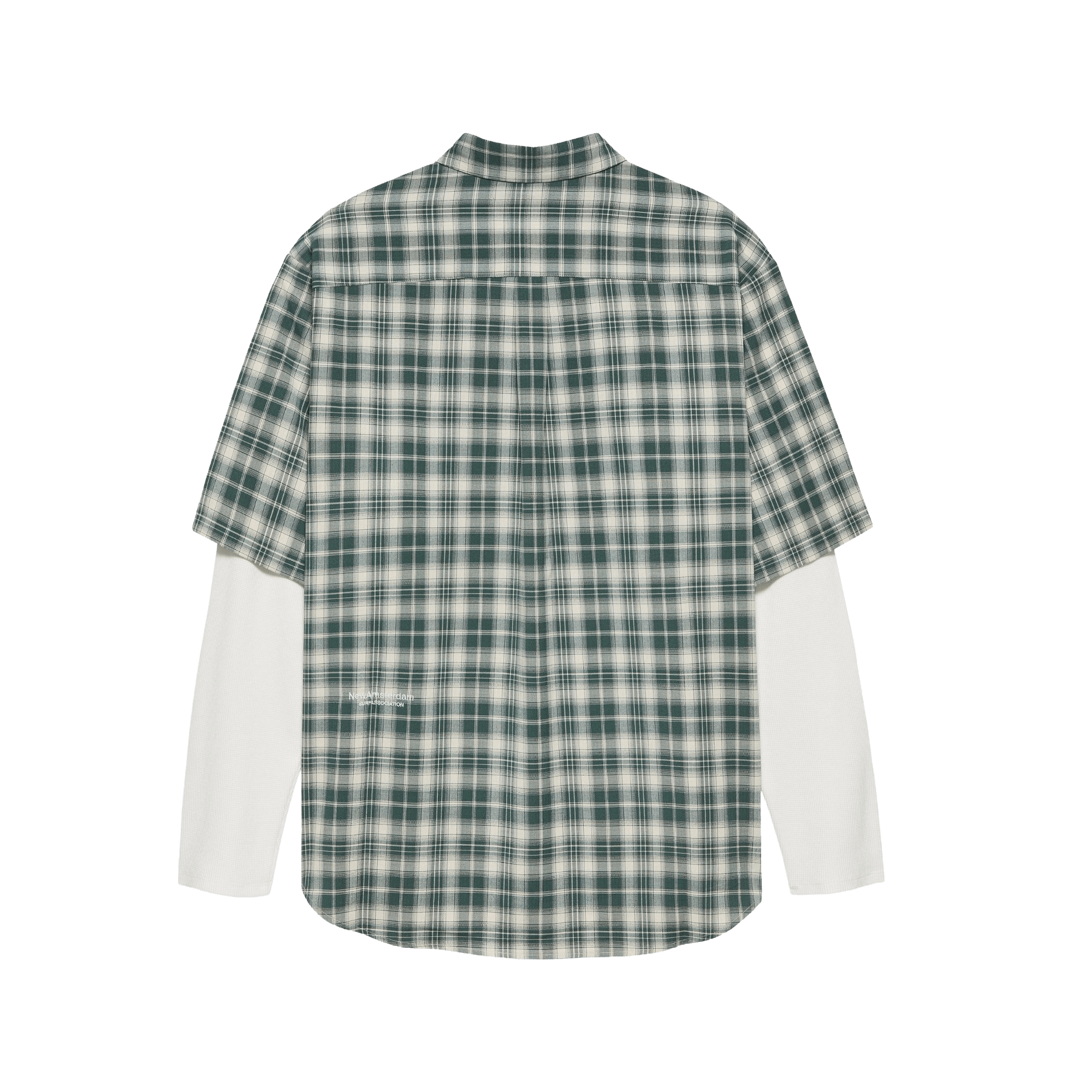 New Amsterdam Double Layer Shirt Green - CNEWA12816 - Coziness
