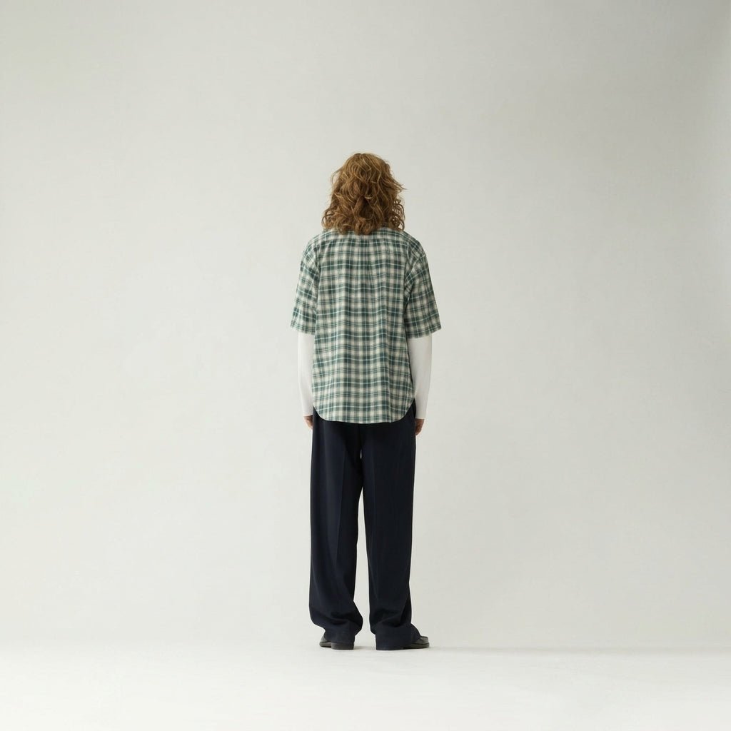 New Amsterdam Double Layer Shirt Green - CNEWA12816 - Coziness