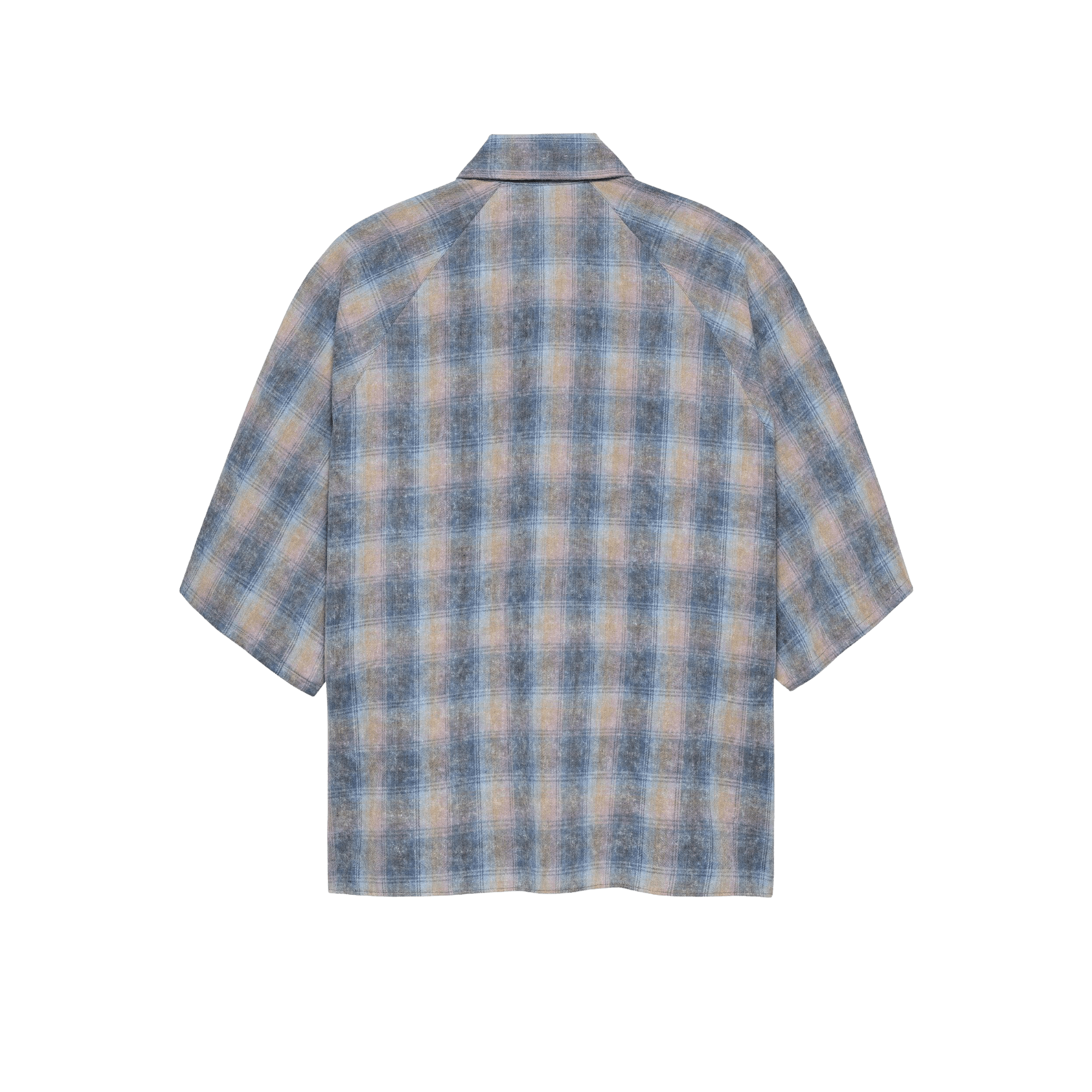 New Amsterdam Flanel Short Sleeve Button-Up Multicolour - CNEWA12813 - Coziness