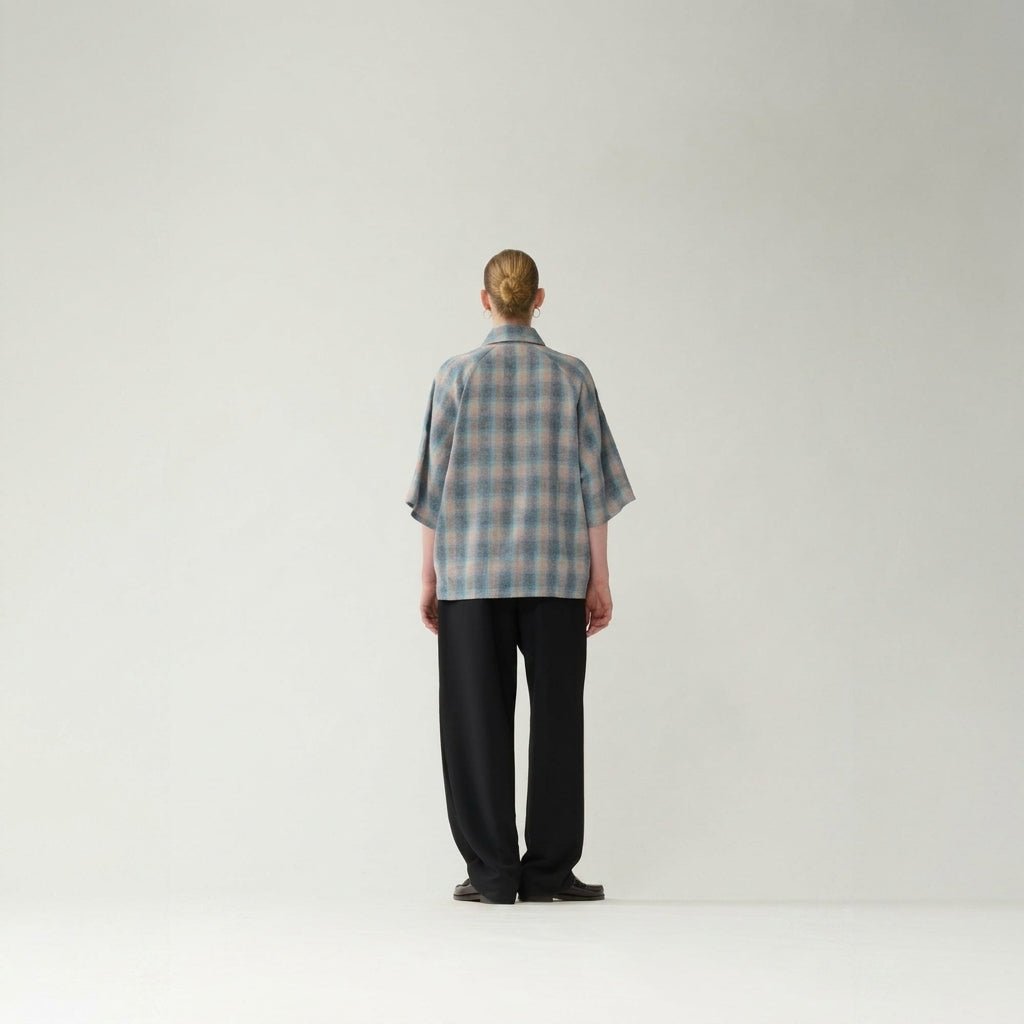 New Amsterdam Flanel Short Sleeve Button-Up Multicolour - CNEWA12813 - Coziness