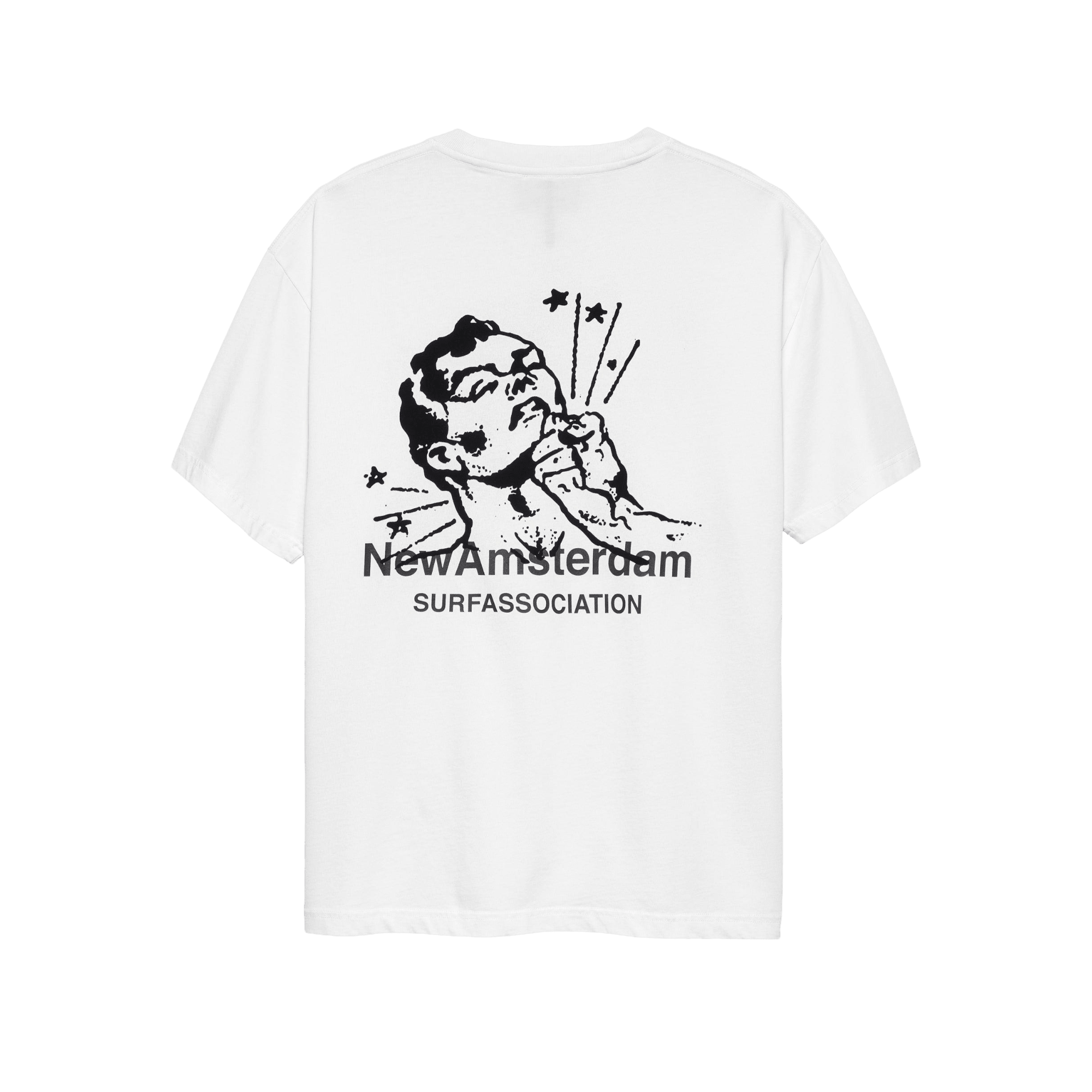 New Amsterdam Knocked T-Shirt Black - - Coziness