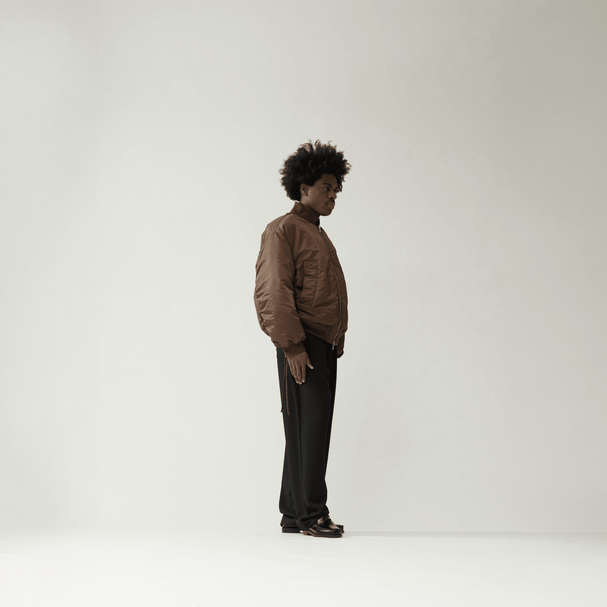 New Amsterdam Reversible Bomber Jacket Brown - CNEWA14081 - Coziness