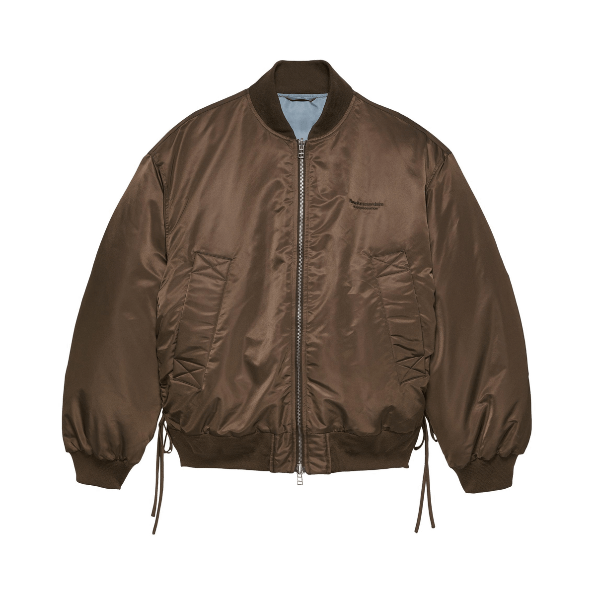 New Amsterdam Reversible Bomber Jacket Brown - CNEWA14081 - Coziness