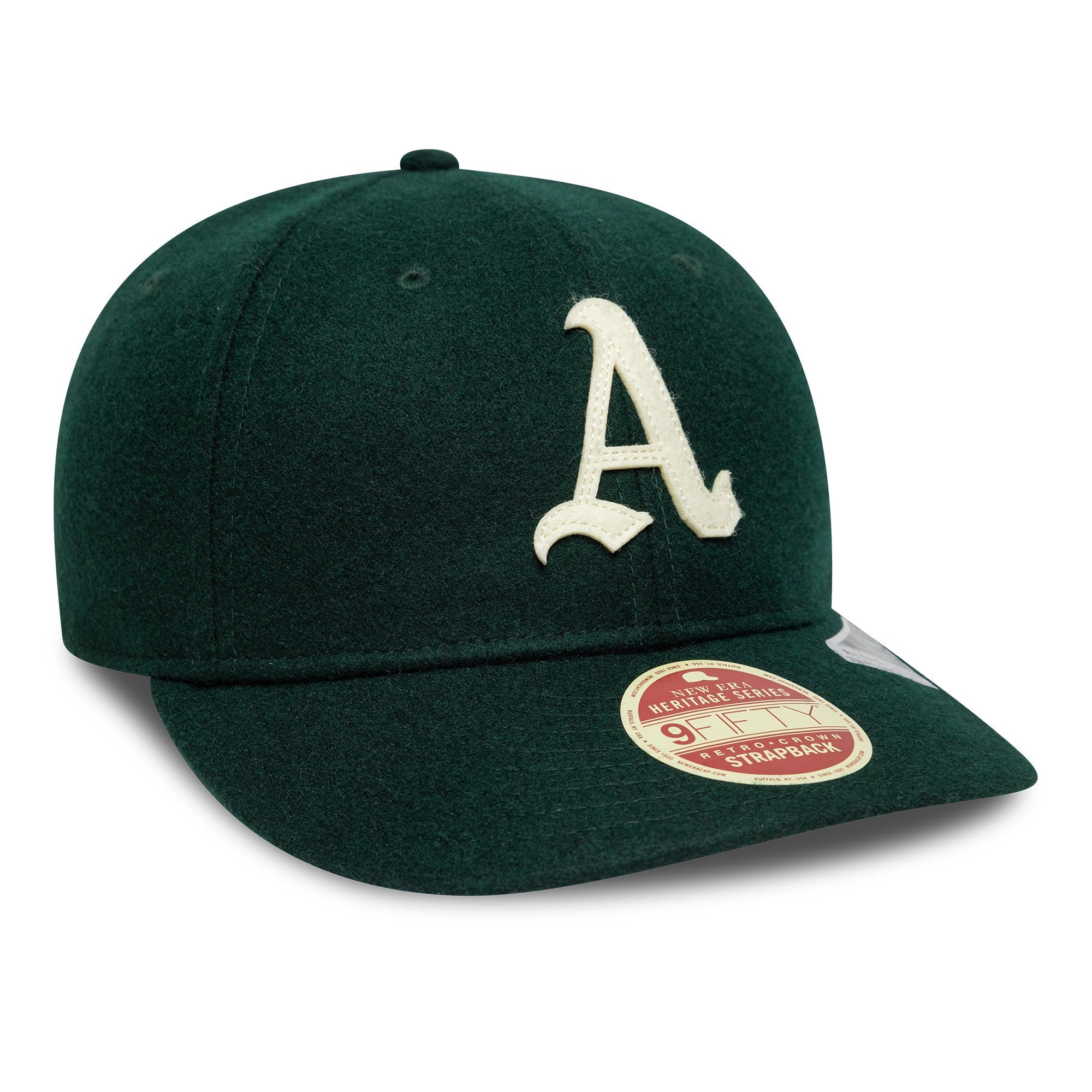New Era Athletics MLB Heritage Retro Crown 9FIFTY Cap Dunkelgrün - CNEWE8239 - Coziness
