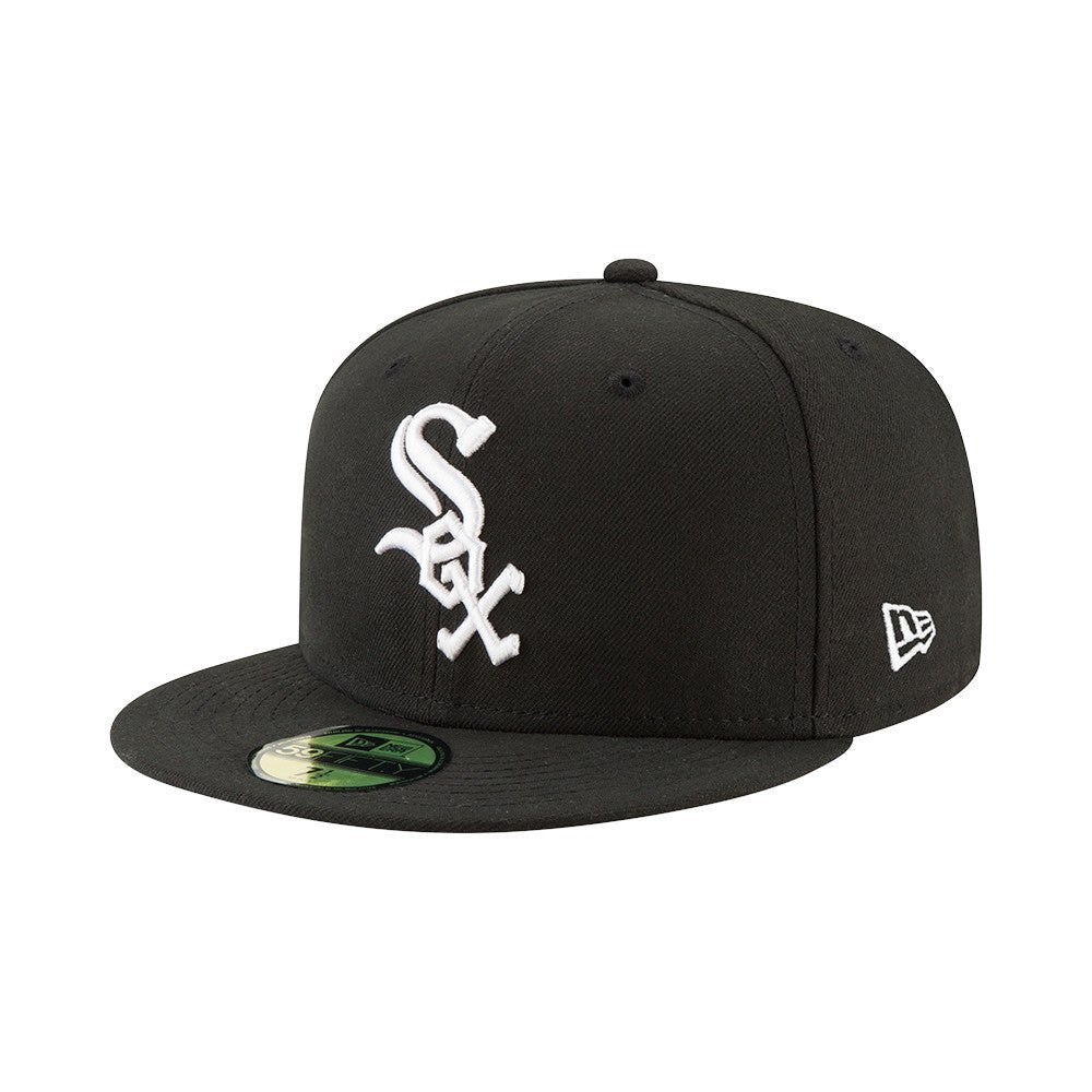 New Era Chicago White Sox 59FIFTY Fitted Cap Schwarz - CNEWE5227 - Coziness